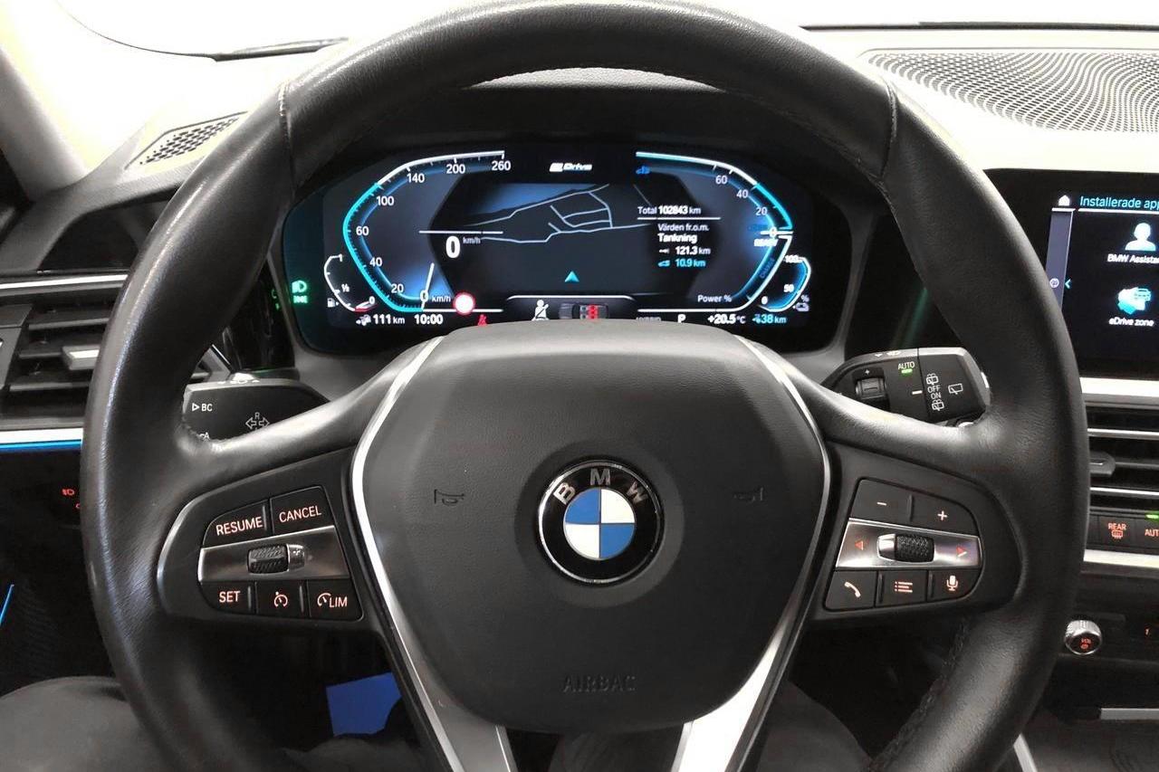 BMW 330e Touring, G21 (292hk) - 102 840 km - Automatyczna - czarny - 2021
