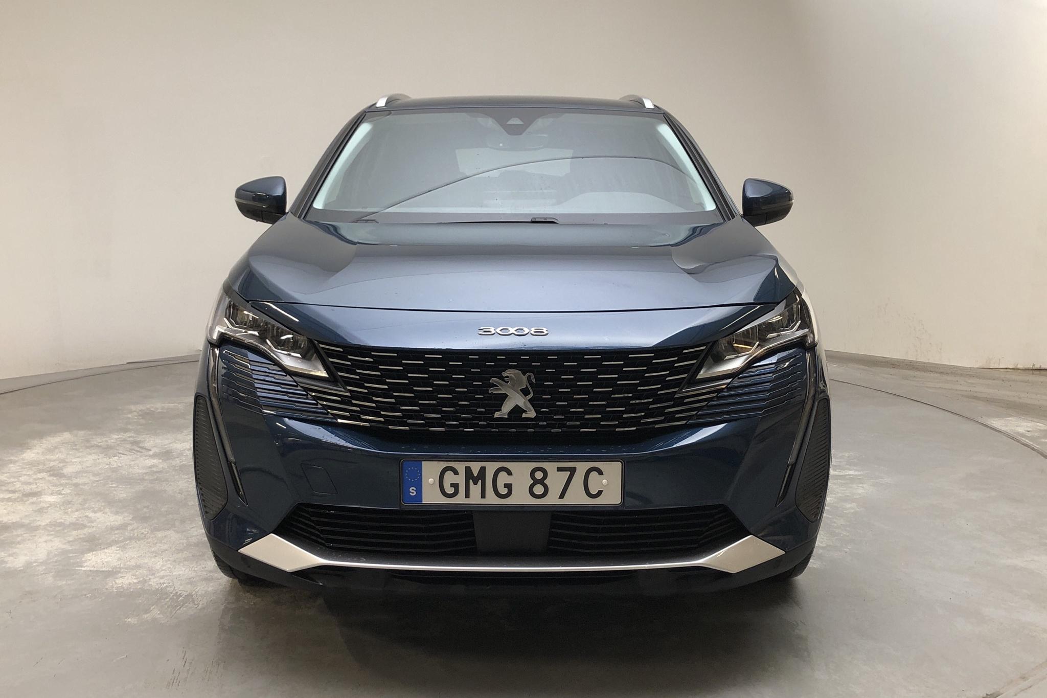 Peugeot 3008 1.6 Plug-in Hybrid 4 (300hk) - 5 395 mil - Automat - blå - 2021