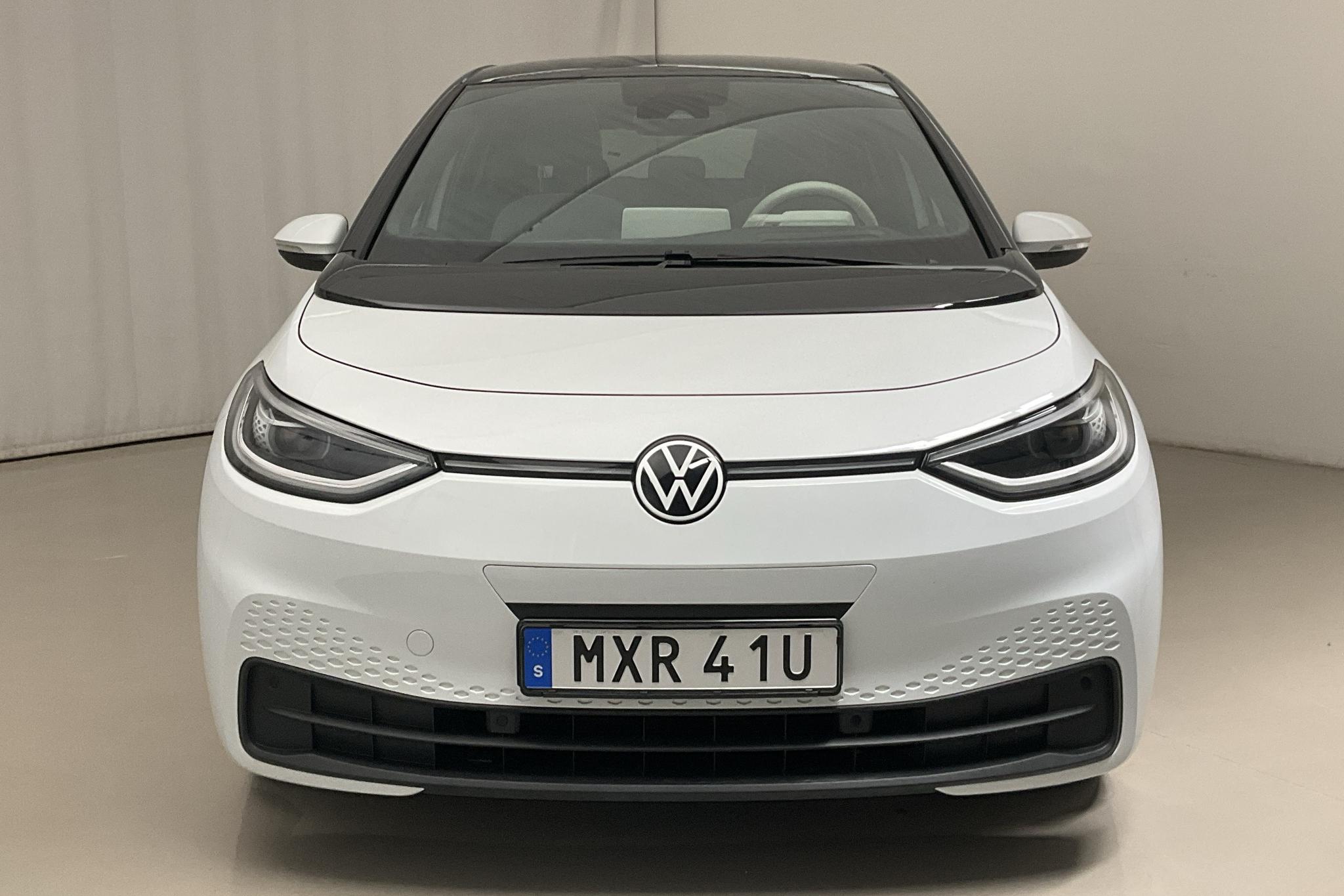 VW ID.3 58kWh (204hk) - 2 637 mil - Automat - vit - 2021