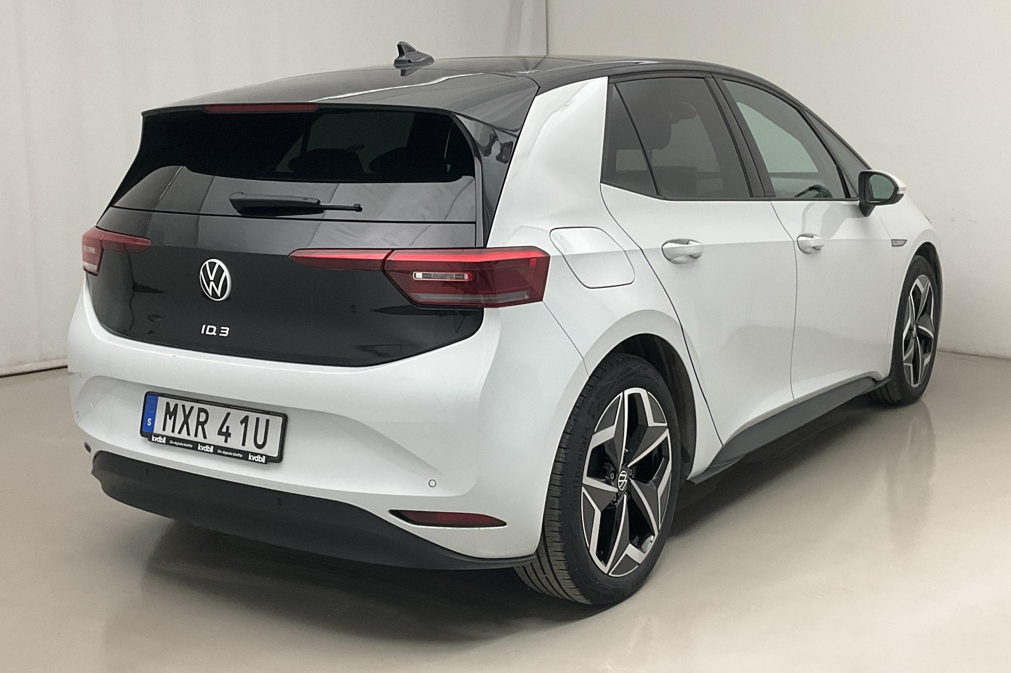 VW ID.3 58kWh (204hk) - 2 637 mil - Automat - vit - 2021
