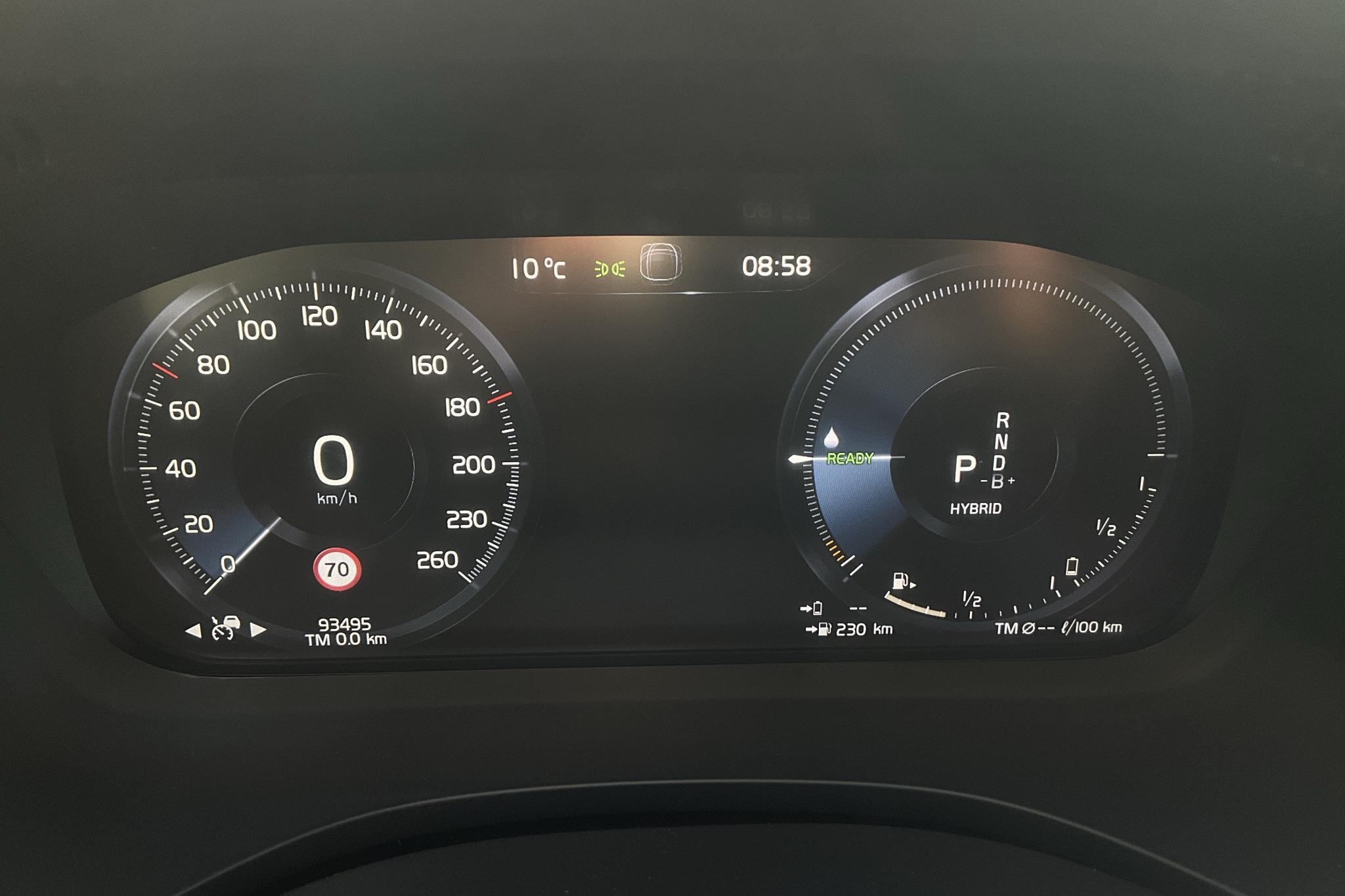Volvo XC60 T6 AWD Recharge (340hk) - 93 500 km - Automatyczna - czarny - 2021