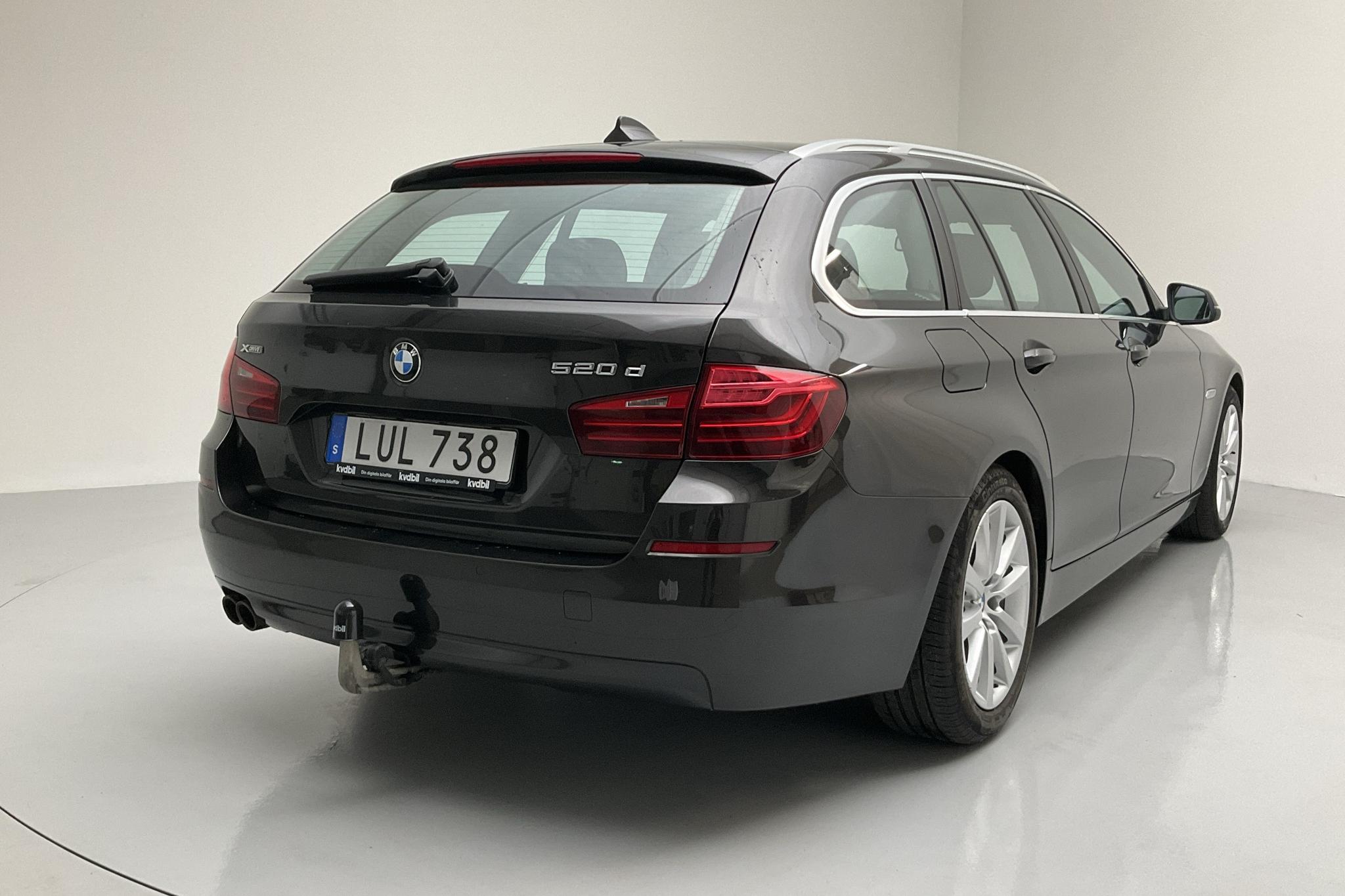 BMW 520d xDrive Touring, F11 (190hk) - 15 524 mil - Automat - brun - 2015