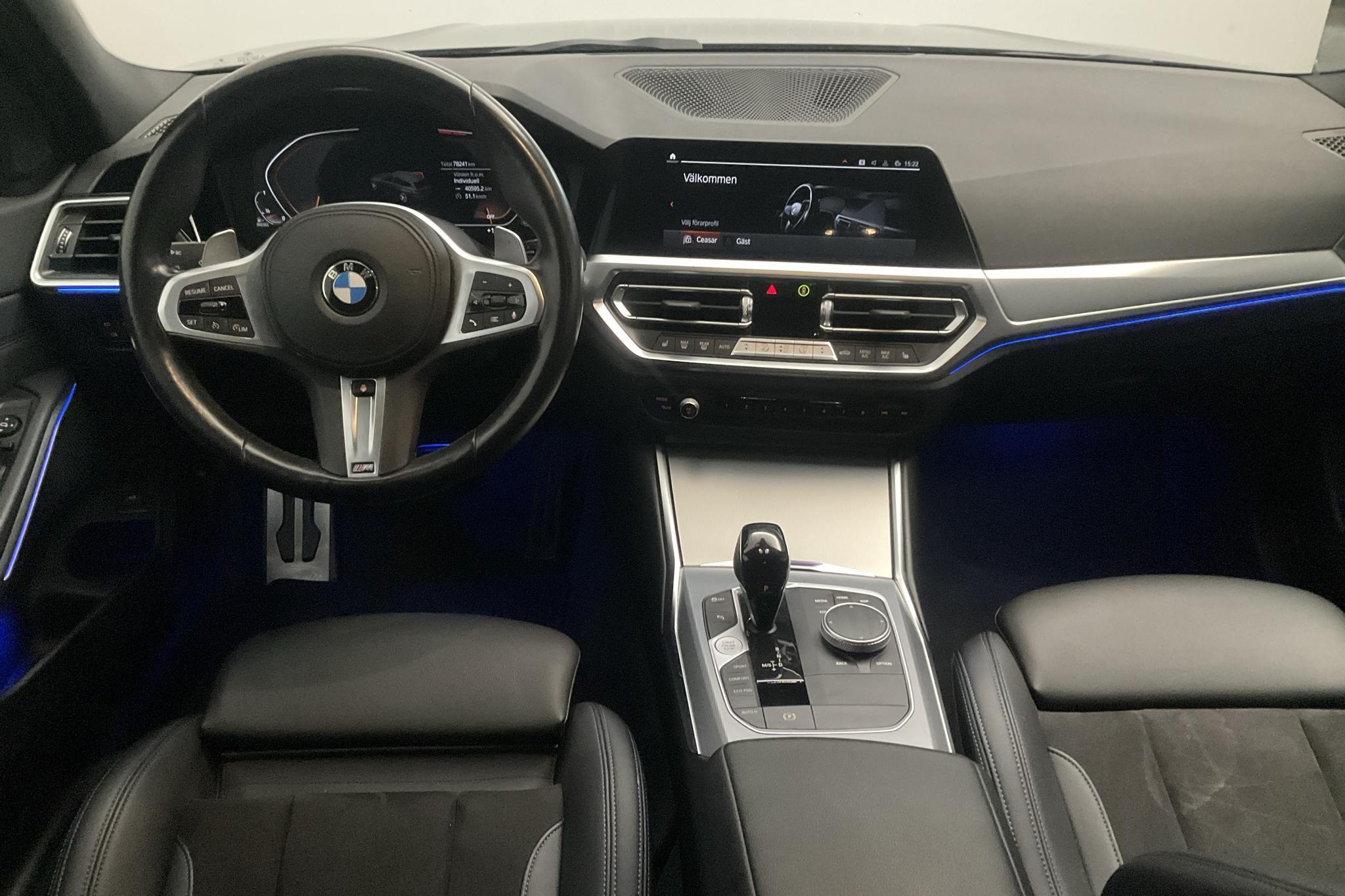 BMW 320d xDrive Touring, G21 (190hk+11hk) - 78 240 km - Automatic - black - 2022