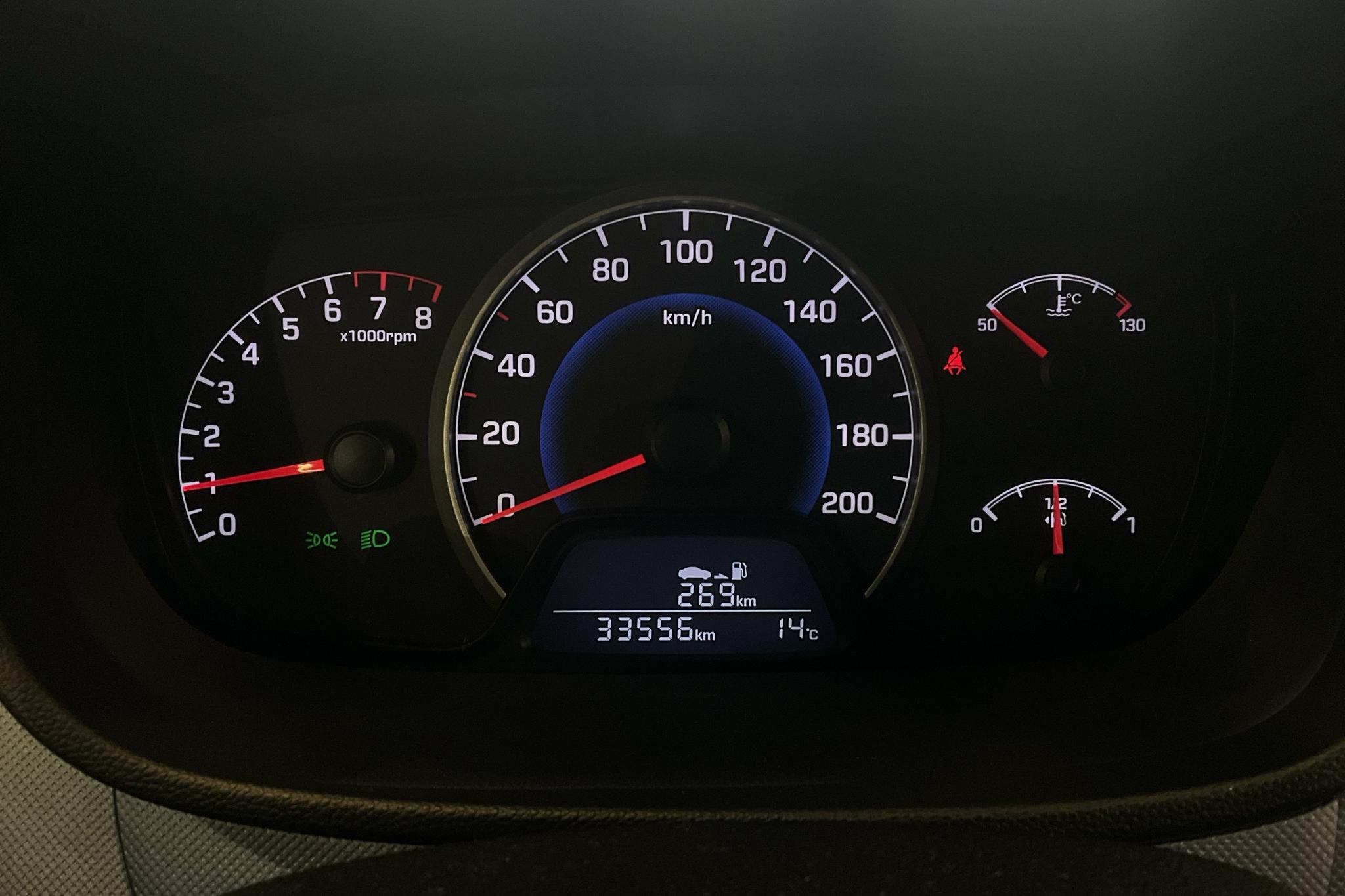Hyundai i10 1.2 (87hk) - 3 355 mil - Manuell - Dark Grey - 2015