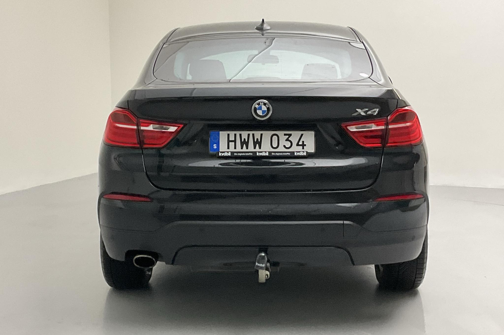BMW X4 xDrive 20d, F26 (190hk) - 133 070 km - Automaatne - must - 2017