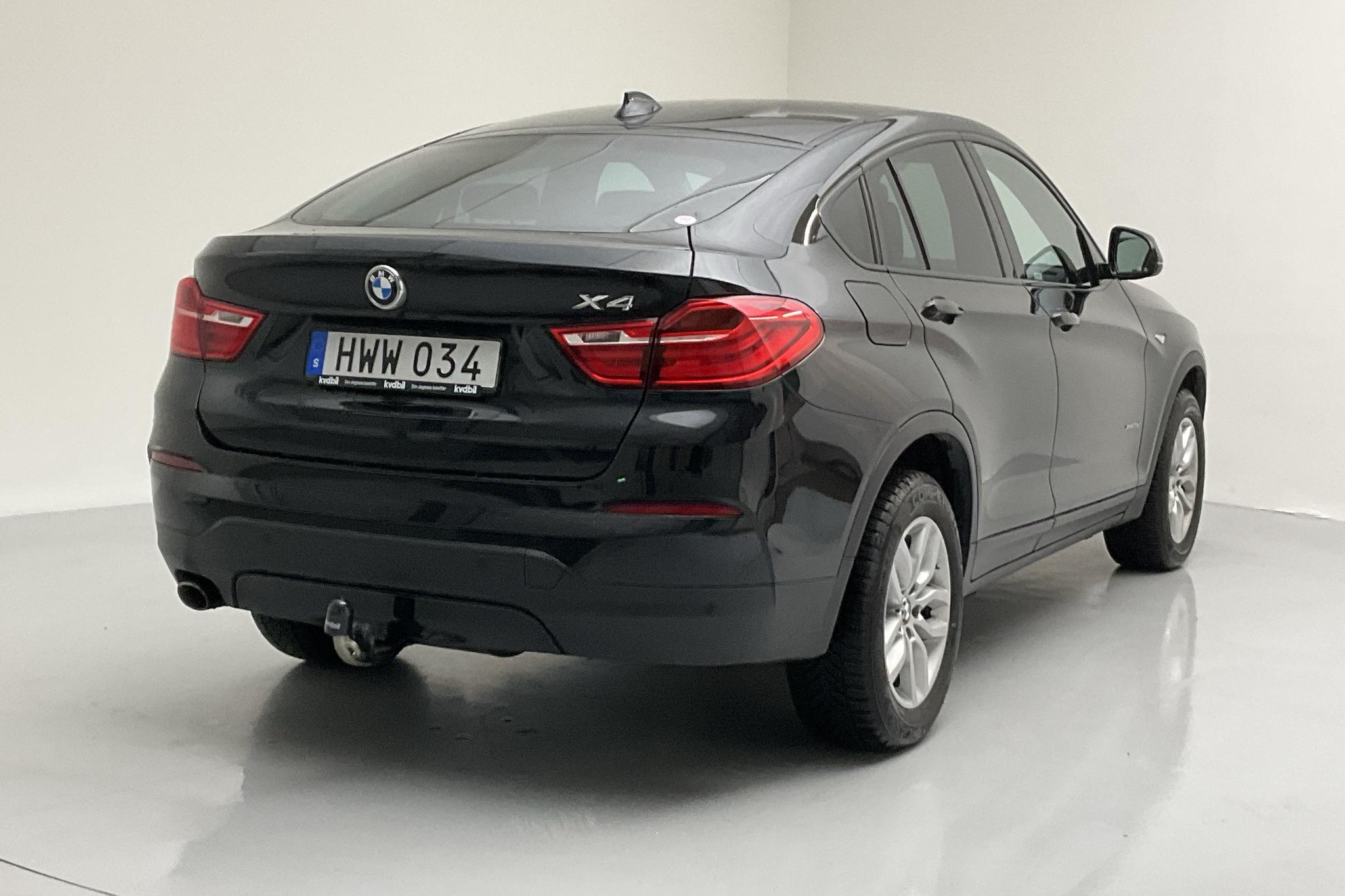 BMW X4 xDrive 20d, F26 (190hk) - 133 070 km - Automatic - black - 2017