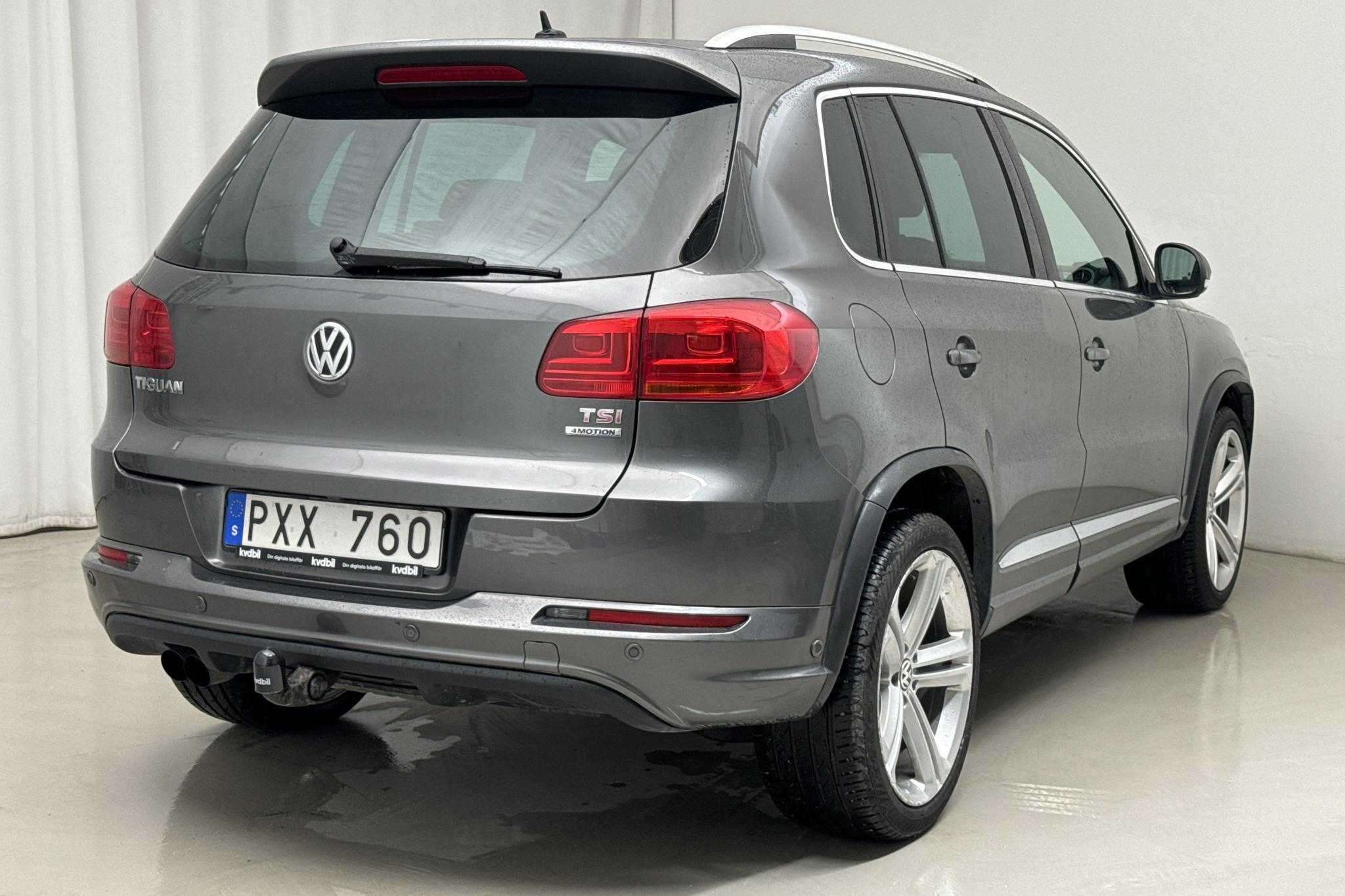 VW Tiguan 1.4 TSI 4MOTION (160hk) - 195 500 km - Manuaalinen - Dark Grey - 2013