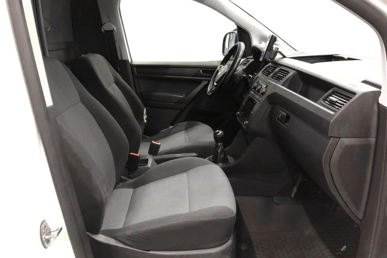 VW Caddy 2.0 TDI Maxi Skåp (102hk) - 16 031 mil - Manuell - vit - 2016