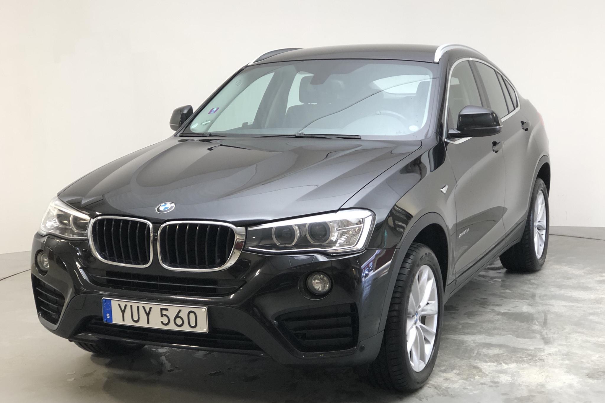 BMW X4 xDrive 20d, F26 (190hk) - 155 240 km - Automatyczna - czarny - 2018