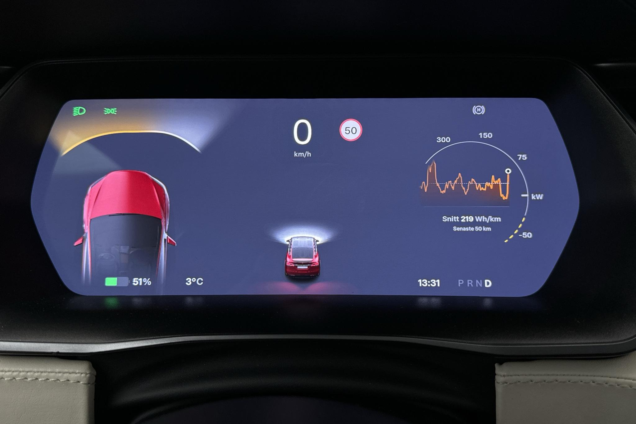 Tesla Model X Dual Motor Long Range AWD - 107 680 km - Automatic - red - 2021