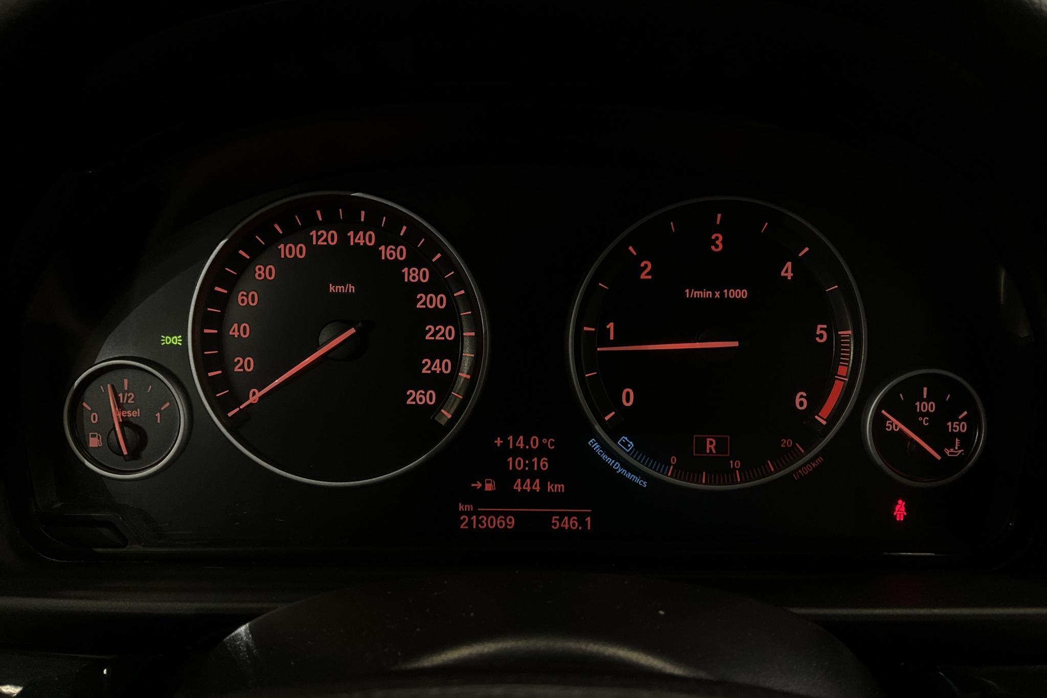 BMW 525d xDrive Touring, F11 (218hk) - 213 060 km - Automatyczna - czarny - 2013