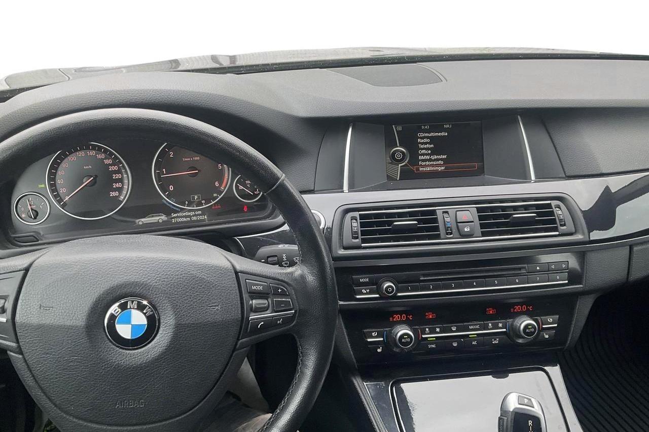 BMW 520d Touring, F11 (184hk) - 290 500 km - Automatic - black - 2014