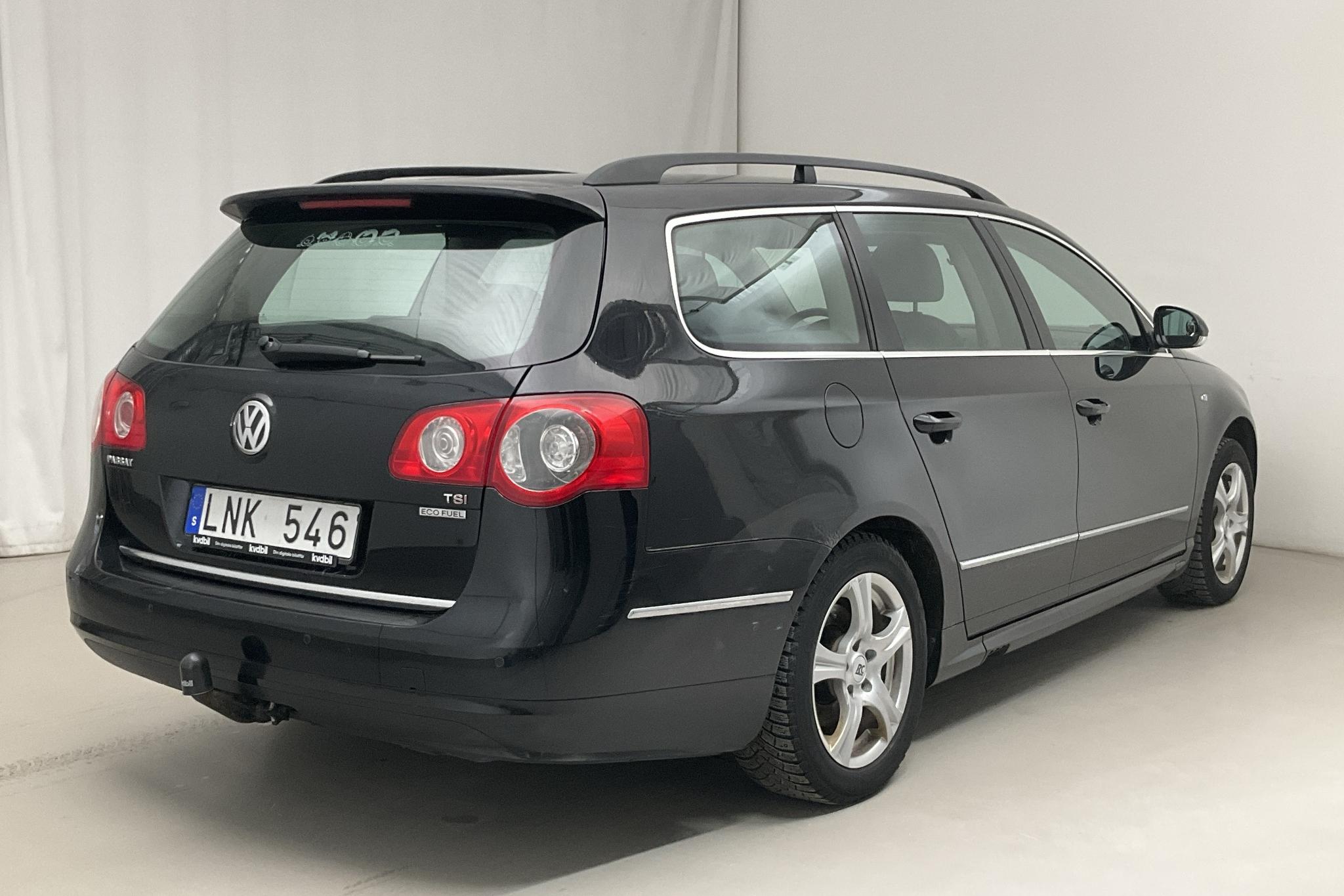 VW Passat 1.4 TSI EcoFuel Variant (150hk) - 205 280 km - Automatic - black - 2010