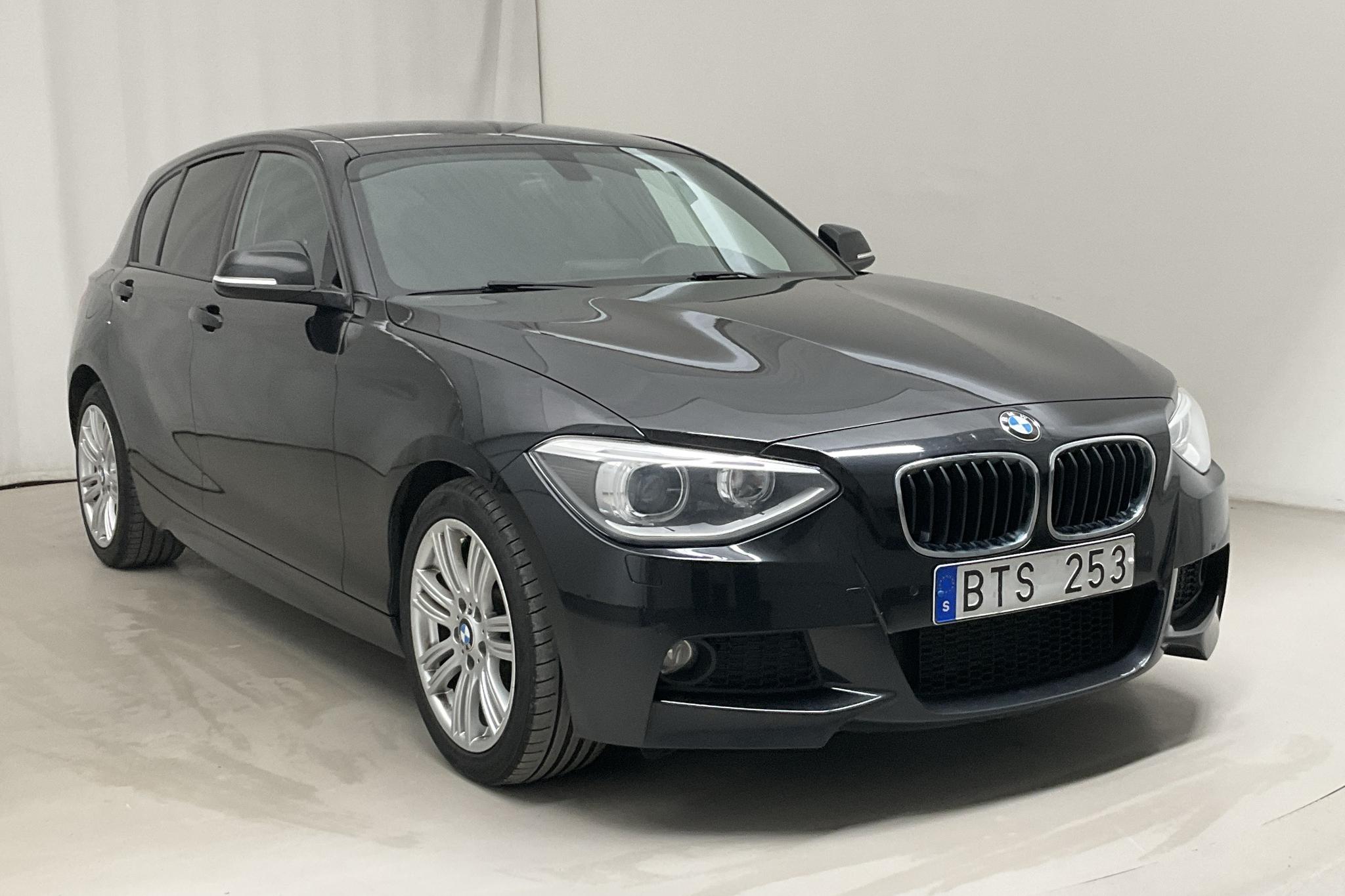 BMW 118d 5dr, F20 (143hk) - 138 350 km - Manual - black - 2014