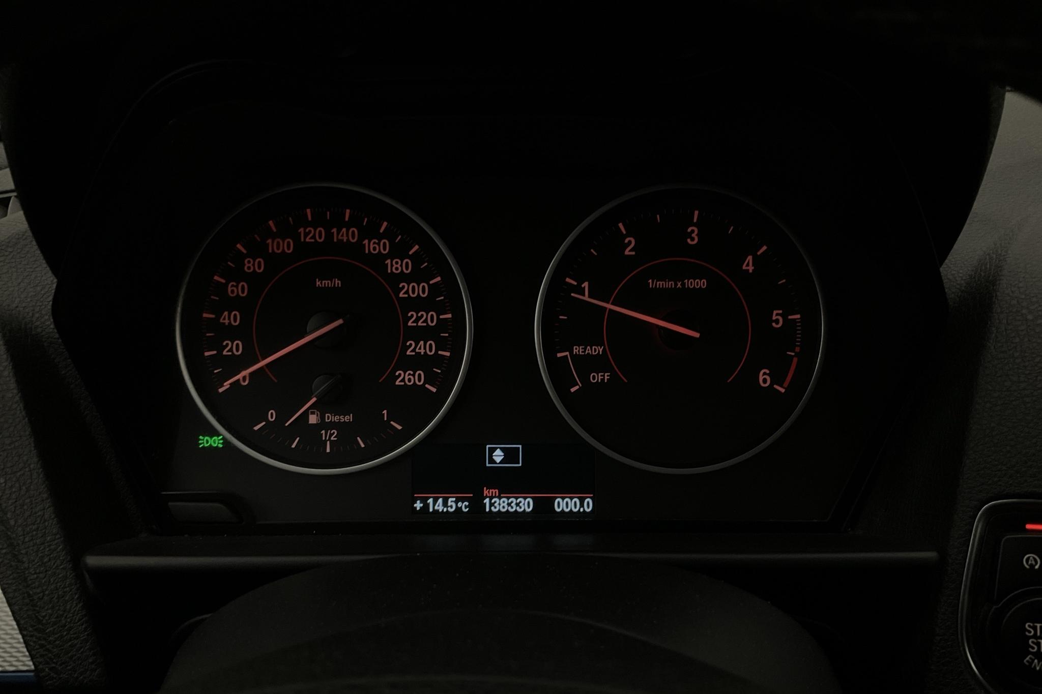 BMW 118d 5dr, F20 (143hk) - 138 350 km - Manualna - czarny - 2014