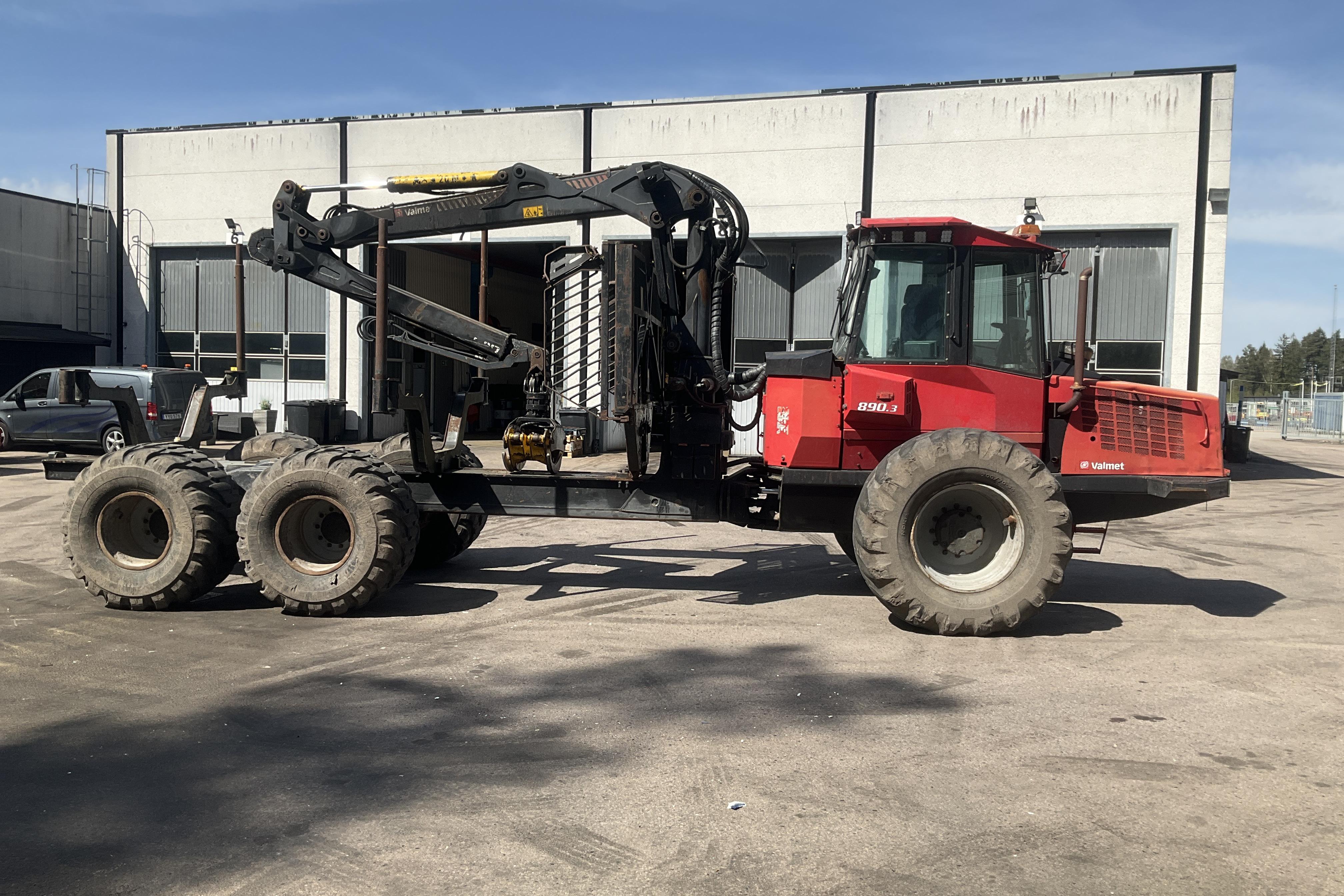 Valmet 890.3 skotare med grip - 0 km - Automatic - red - 2010