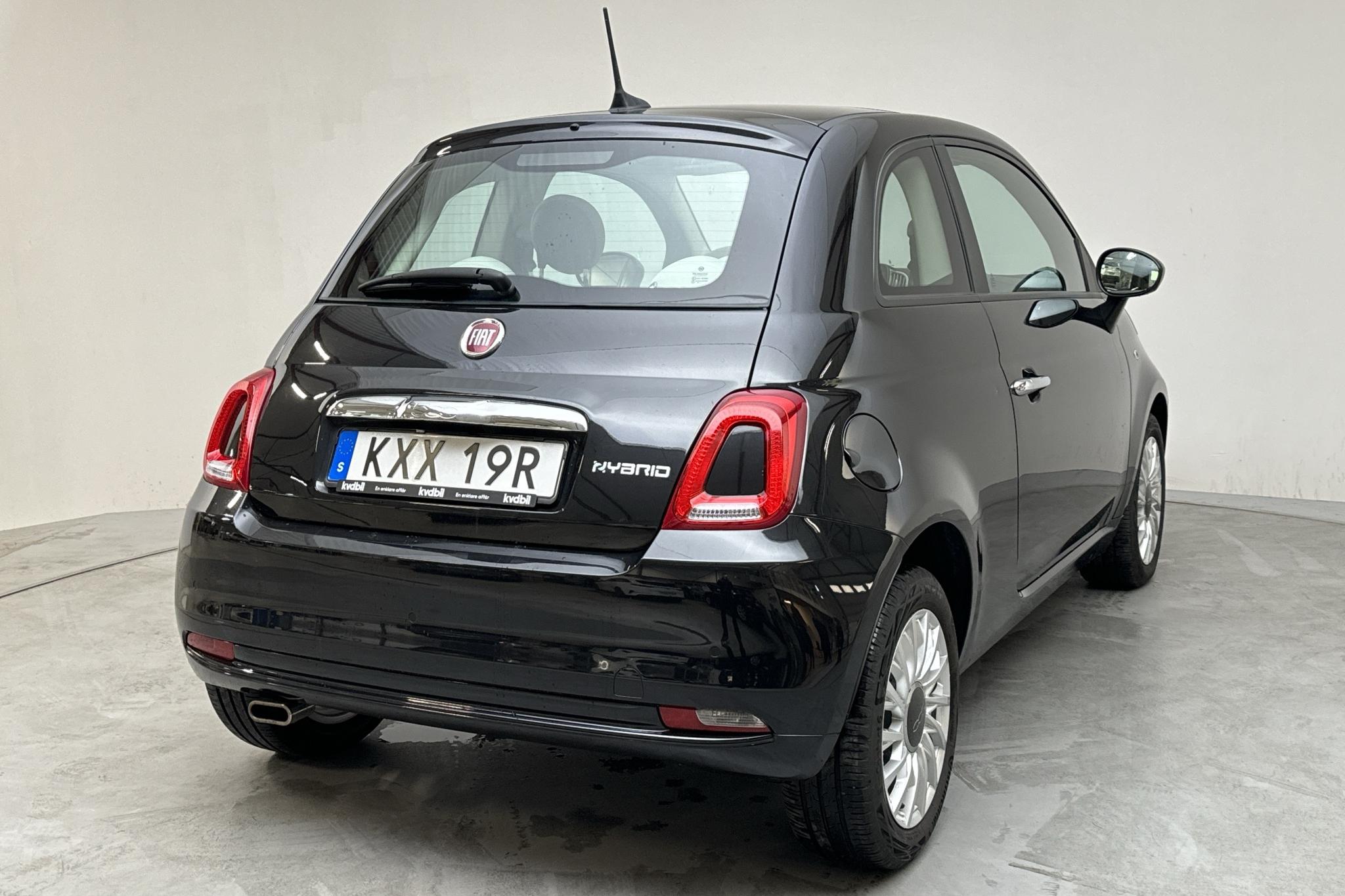 Fiat 500 BSG (70hk) - 57 020 km - Manual - black - 2021