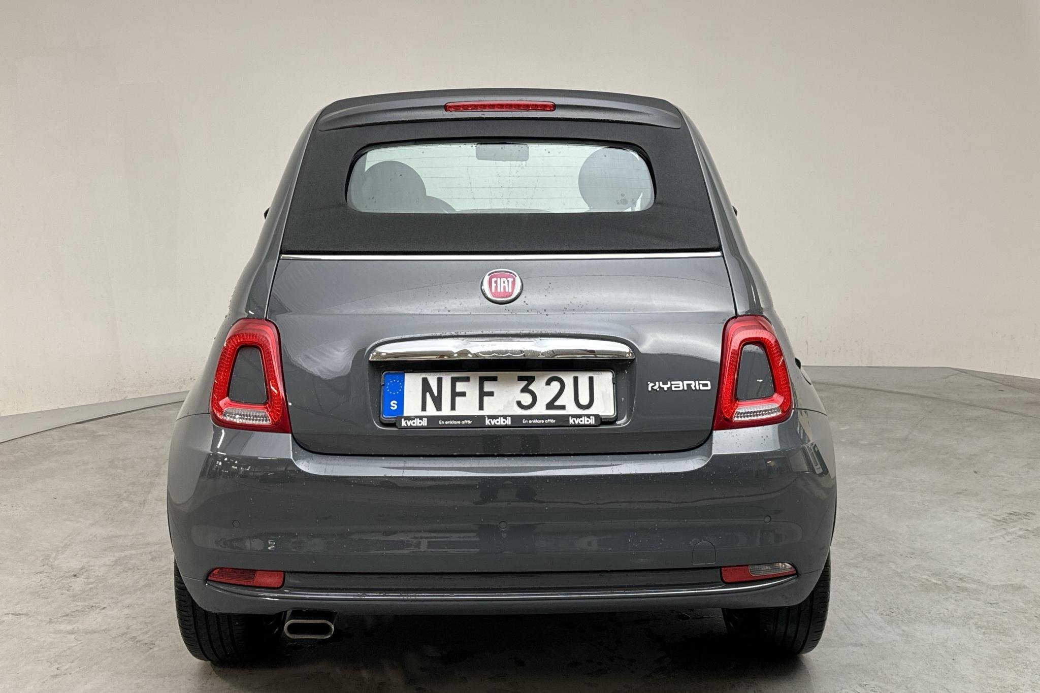 Fiat 500 BSG (70hk) - 43 660 km - Käsitsi - hall - 2020