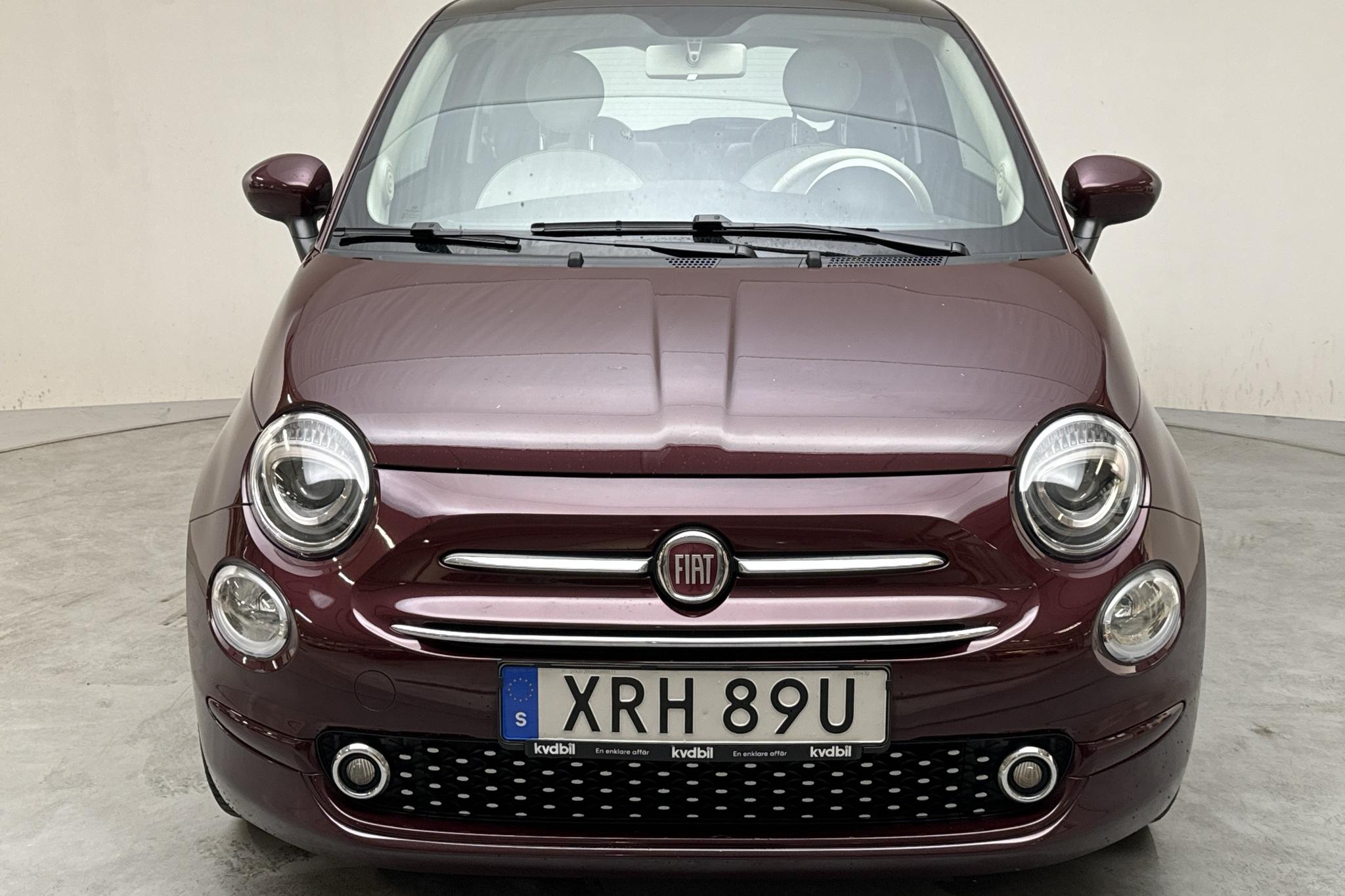 Fiat 500 1.2 (69hk) - 3 294 mil - Manuell - röd - 2019
