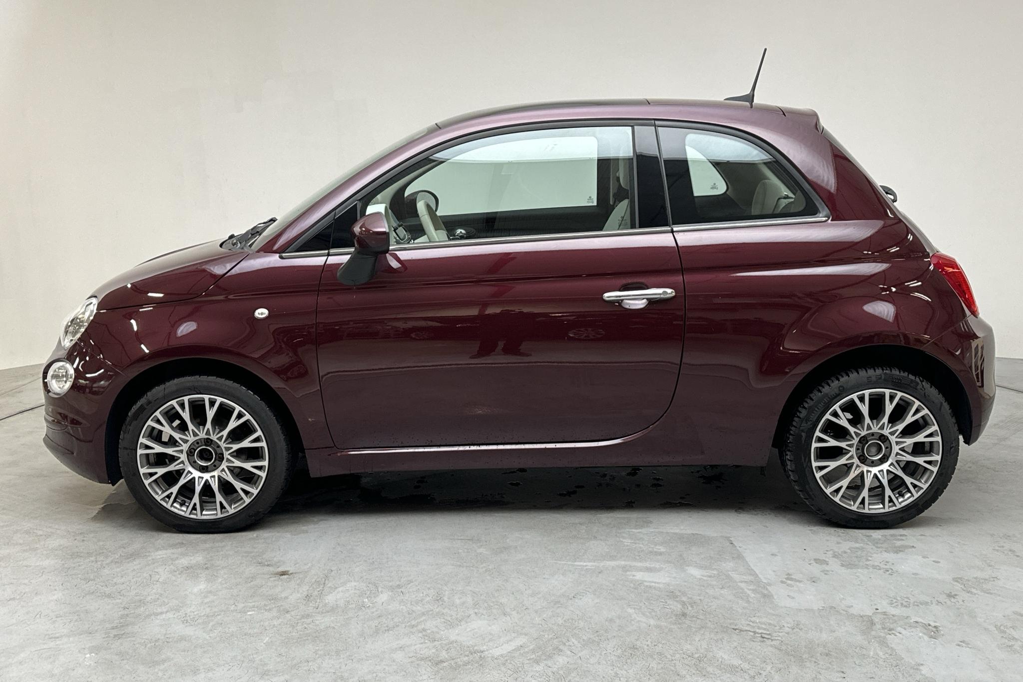 Fiat 500 1.2 (69hk) - 32 940 km - Manual - red - 2019