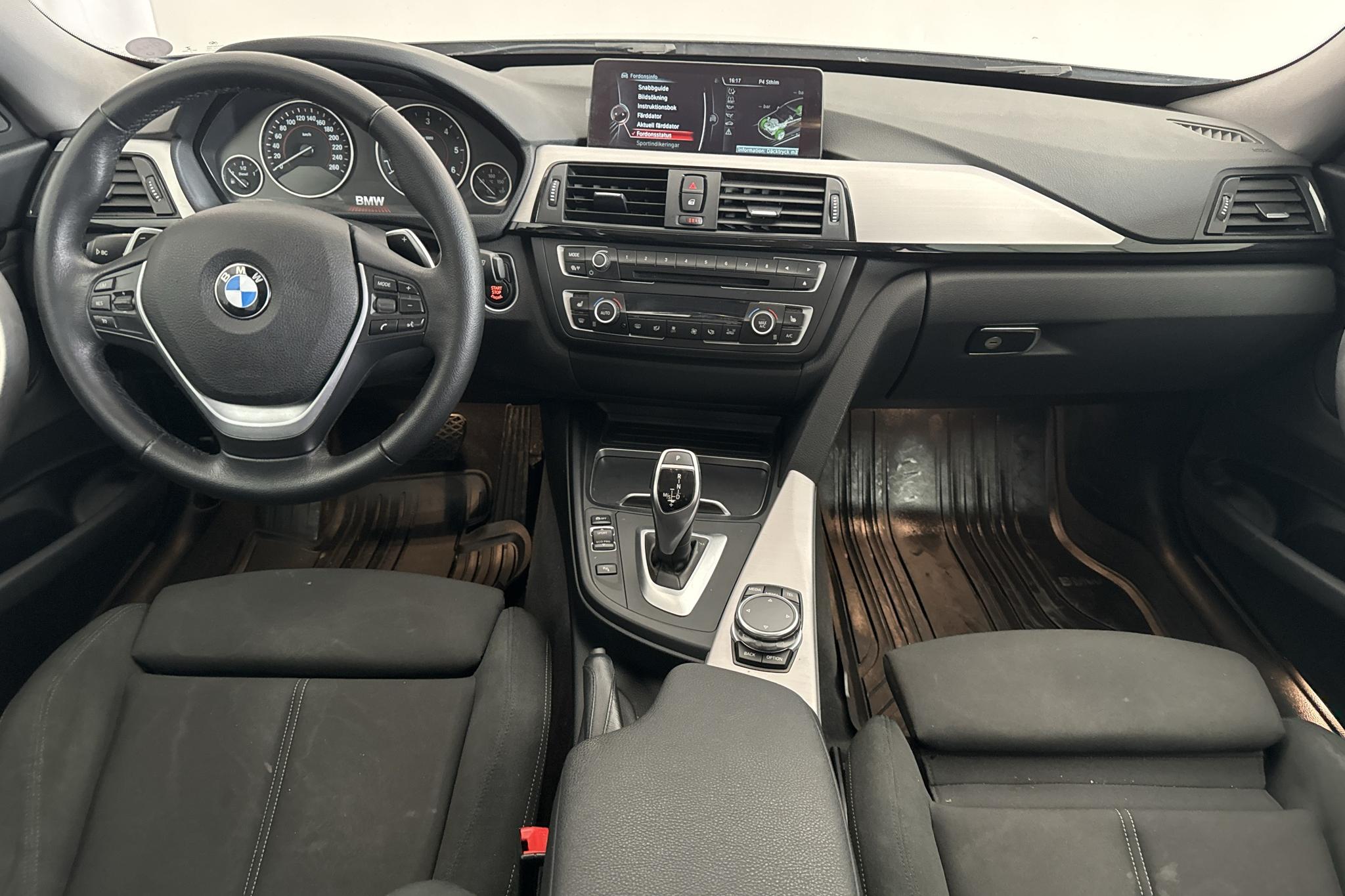 BMW 320d GT xDrive, F34 (190hk) - 89 250 km - Automatic - black - 2016
