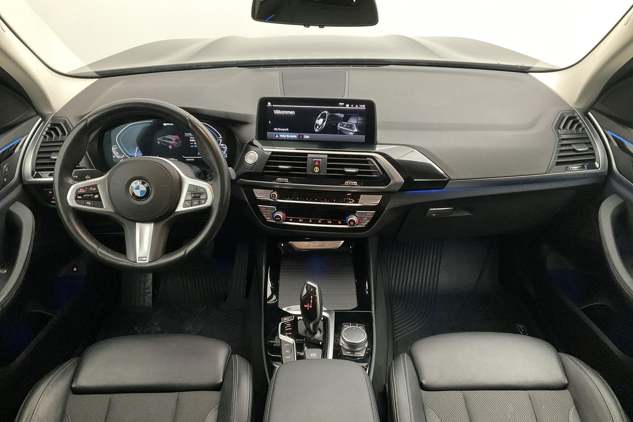 BMW X3 xDrive30e, G01 (292hk) - 65 970 km - Automaatne - must - 2020