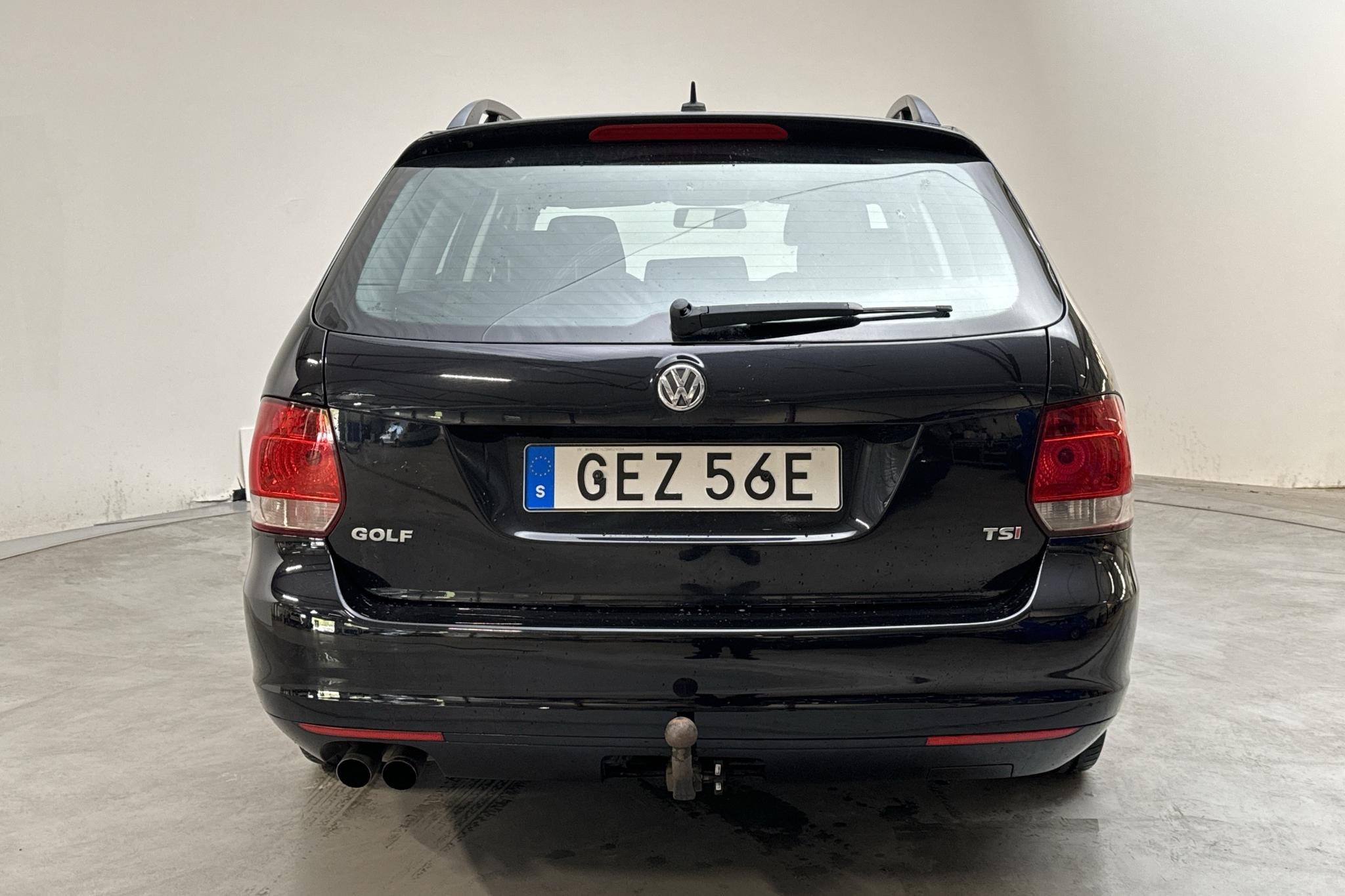 VW Golf VI 1.4 TSI Variant (122hk) - 21 650 mil - Automat - svart - 2011