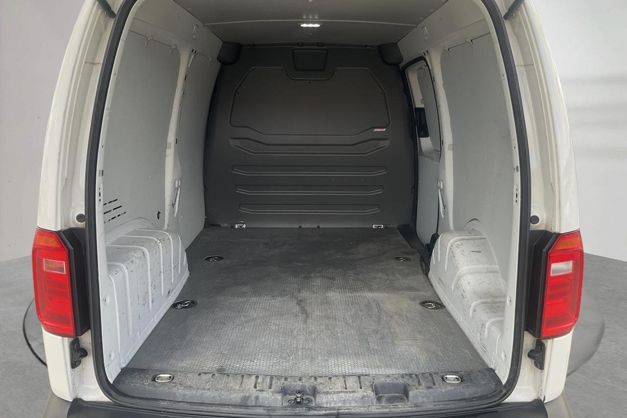 VW Caddy 1.4 TGI Maxi Skåp (110hk) - 9 340 mil - Manuell - vit - 2020