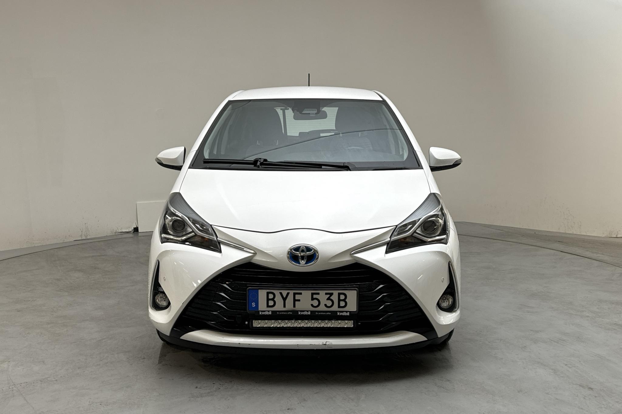 Toyota Yaris 1.5 Hybrid 5dr (101hk) - 76 910 km - Automaattinen - valkoinen - 2019