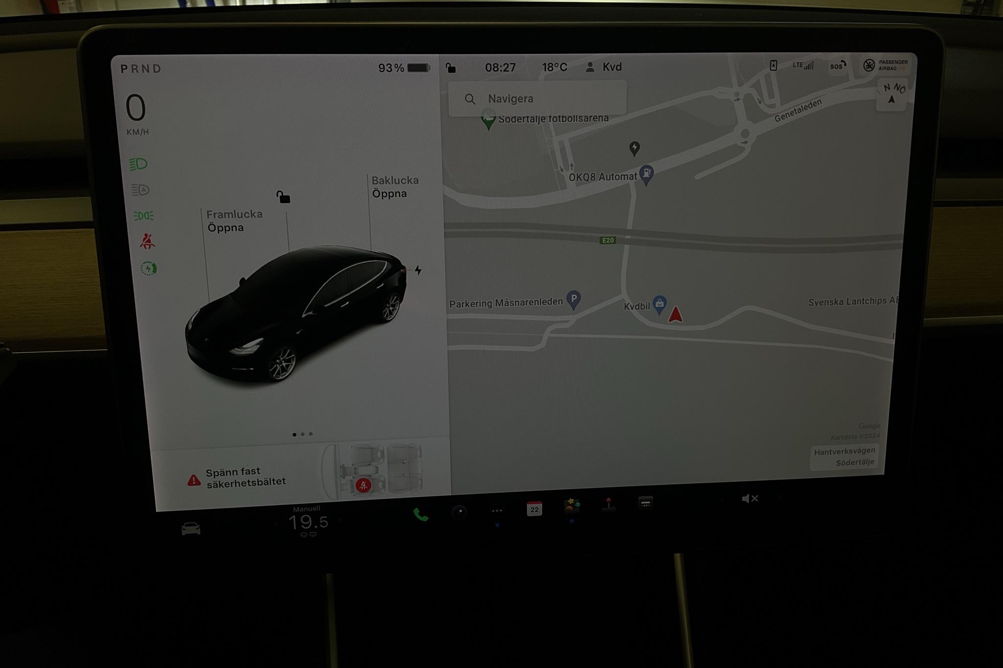 Tesla Model 3 Long Range Dual Motor AWD - 183 650 km - Automatyczna - czarny - 2019