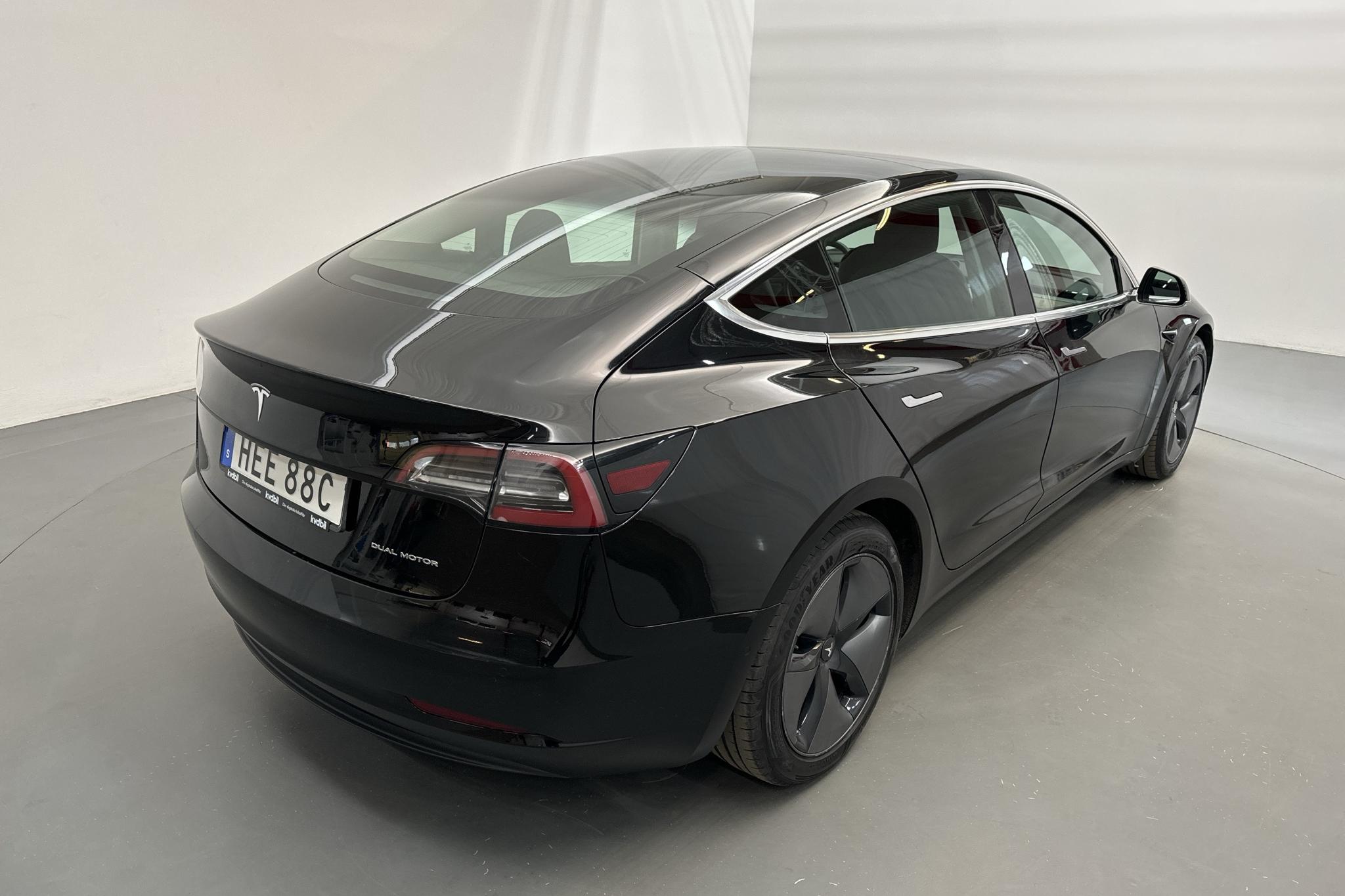 Tesla Model 3 Long Range Dual Motor AWD - 18 365 mil - Automat - svart - 2019