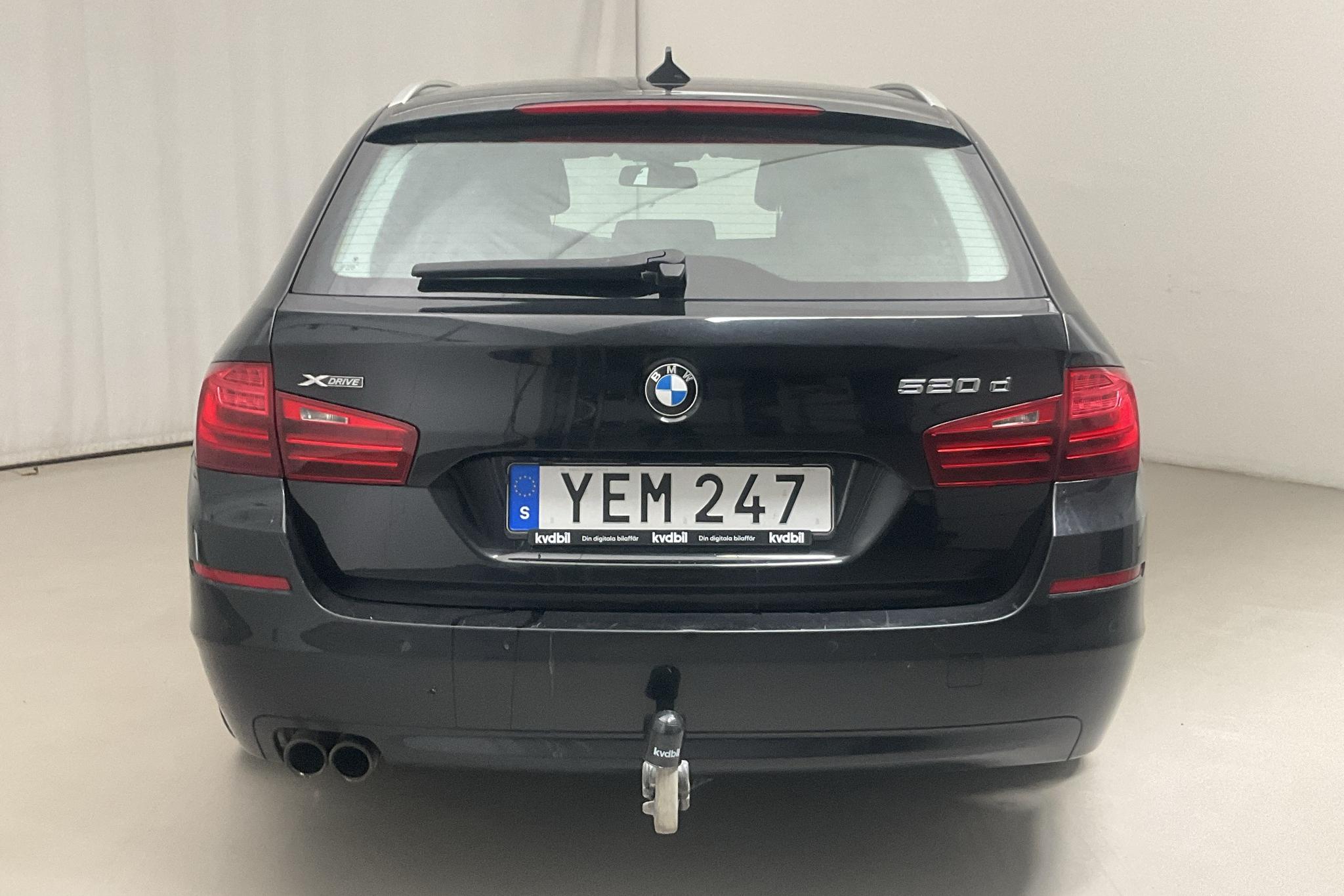 BMW 520d xDrive Touring, F11 (190hk) - 15 908 mil - Automat - svart - 2016