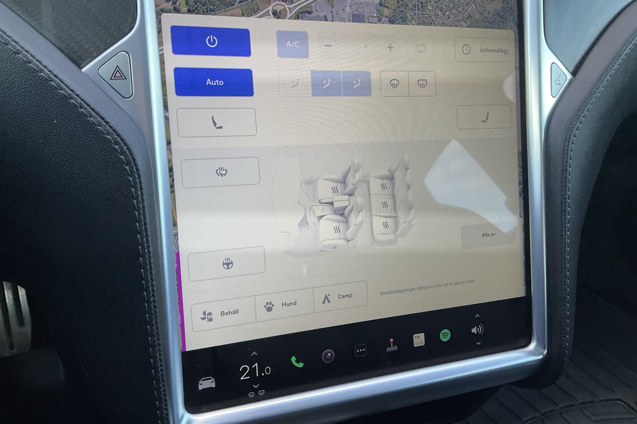 Tesla Model S P85D (511hk) - 210 690 km - Automatic - white - 2015