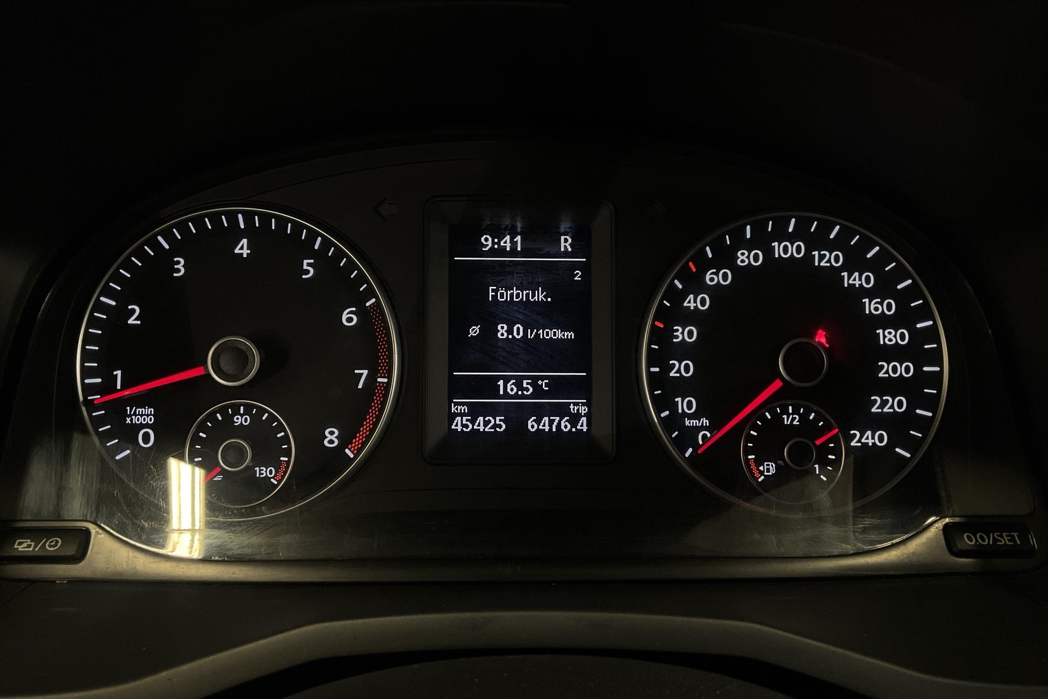 VW Caddy Maxi 1.4 TSI (125hk) - 4 542 mil - Automat - vit - 2017