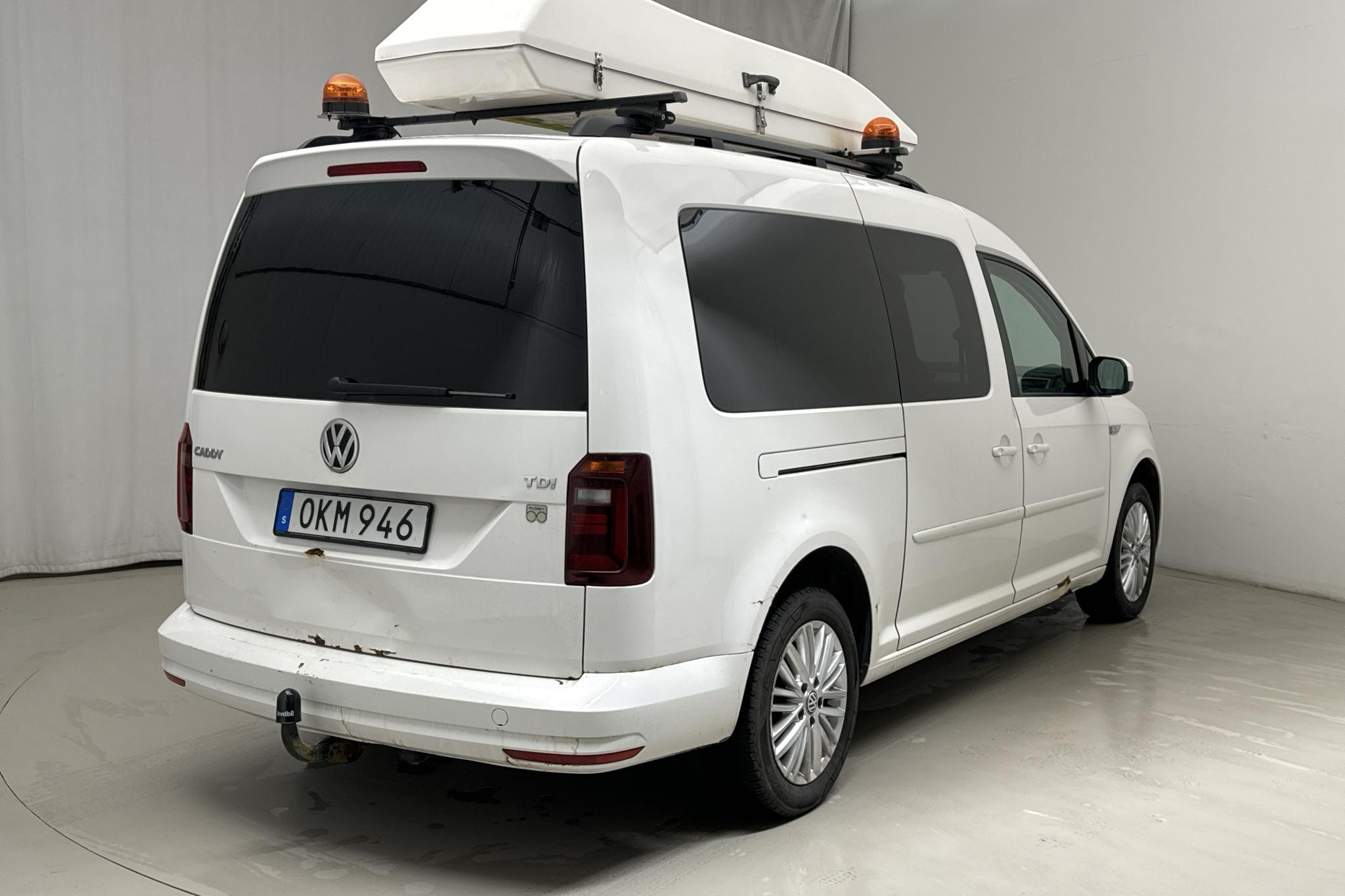 VW Caddy Life Maxi 2.0 TDI (102hk) - 255 640 km - Manual - white - 2017