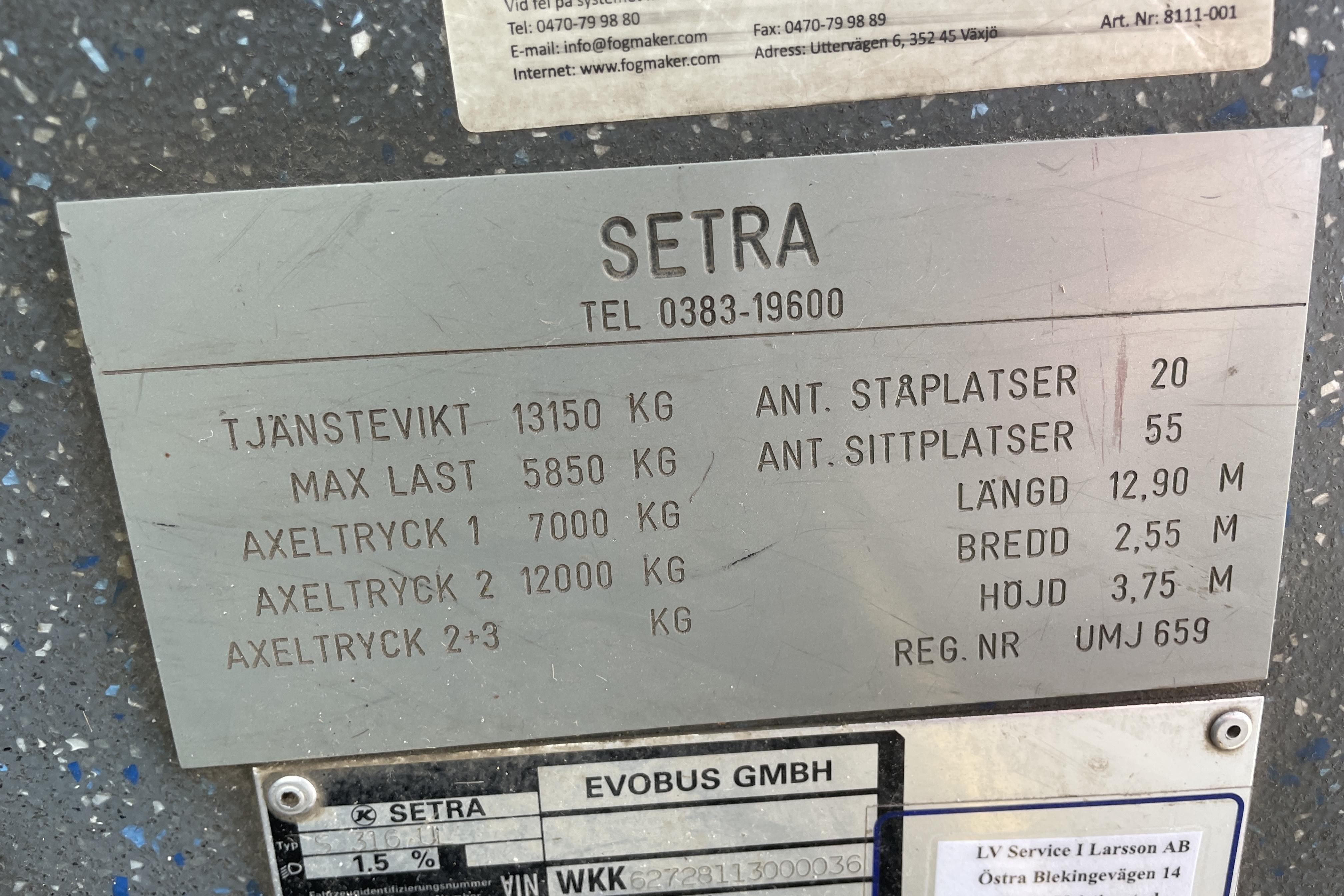 SETRA S316UL - 948 122 km - Automatic - 2004