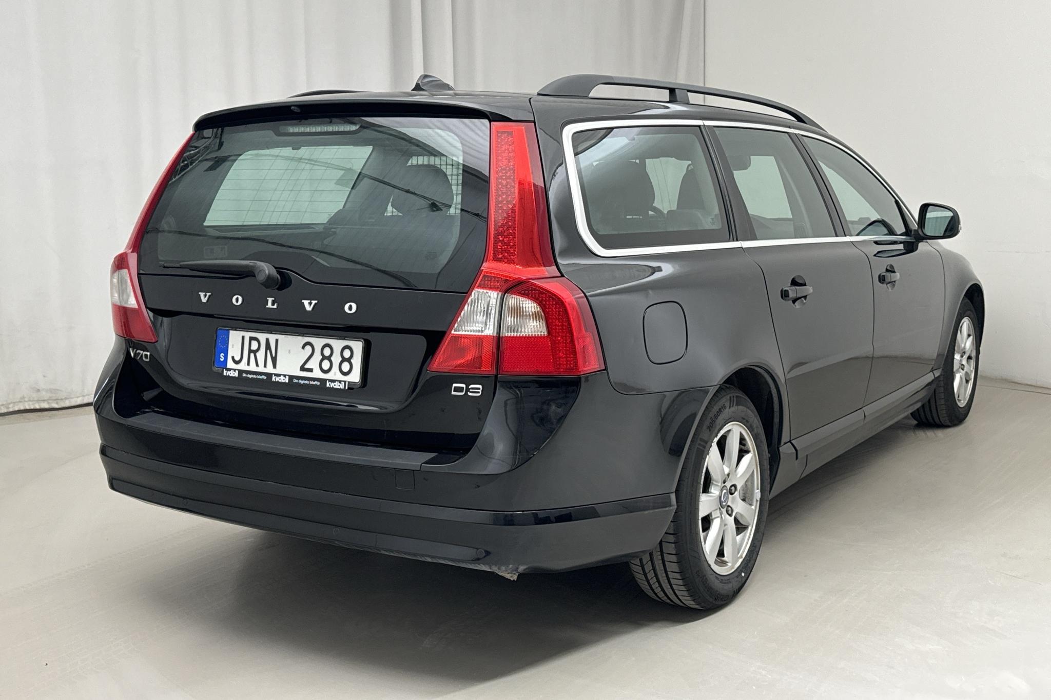 Volvo V70 II D3 (163hk) - 253 430 km - Automatyczna - czarny - 2012