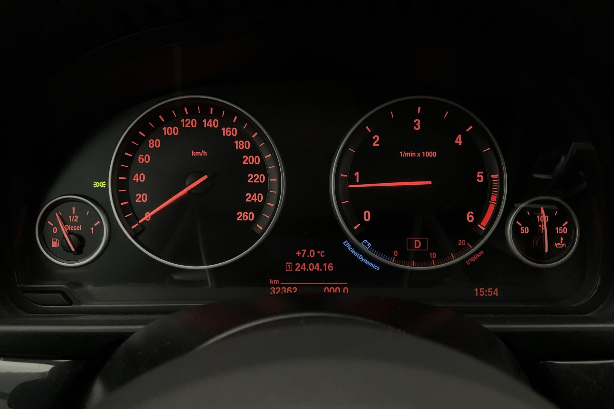 BMW 520d xDrive Touring, F11 (190hk) - 32 360 km - Automatic - black - 2016