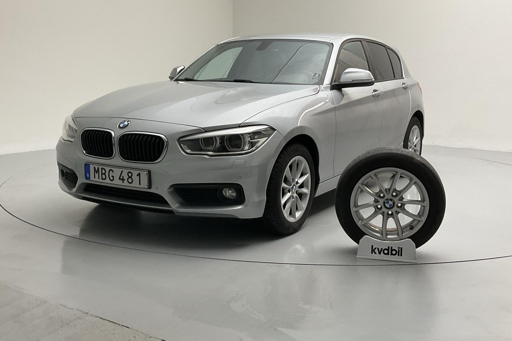 BMW 116d 5dr, F20 (116hk) - 95 500 km - Manualna - srebro - 2016