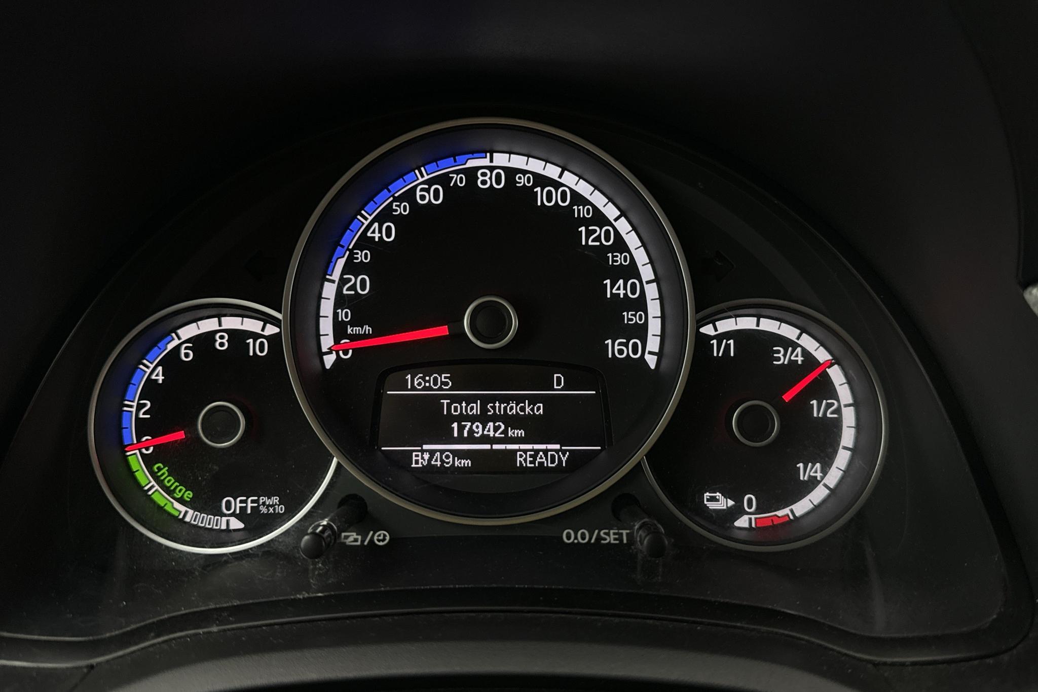 VW e-up! (83hk) - 1 794 mil - Automat - vit - 2019