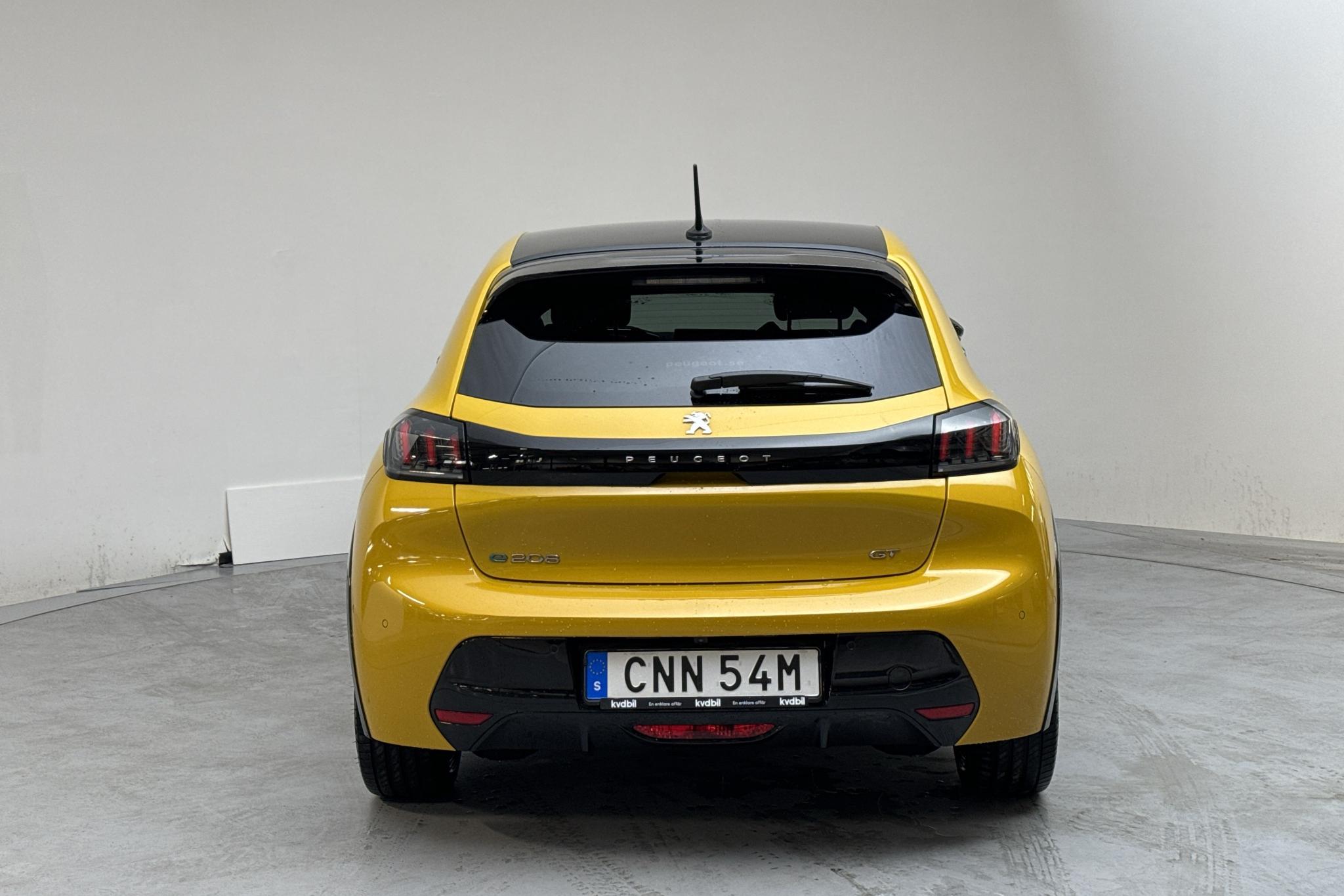 Peugeot e-208 50 kWh 5dr (136hk) - 45 290 km - Automatic - yellow - 2022