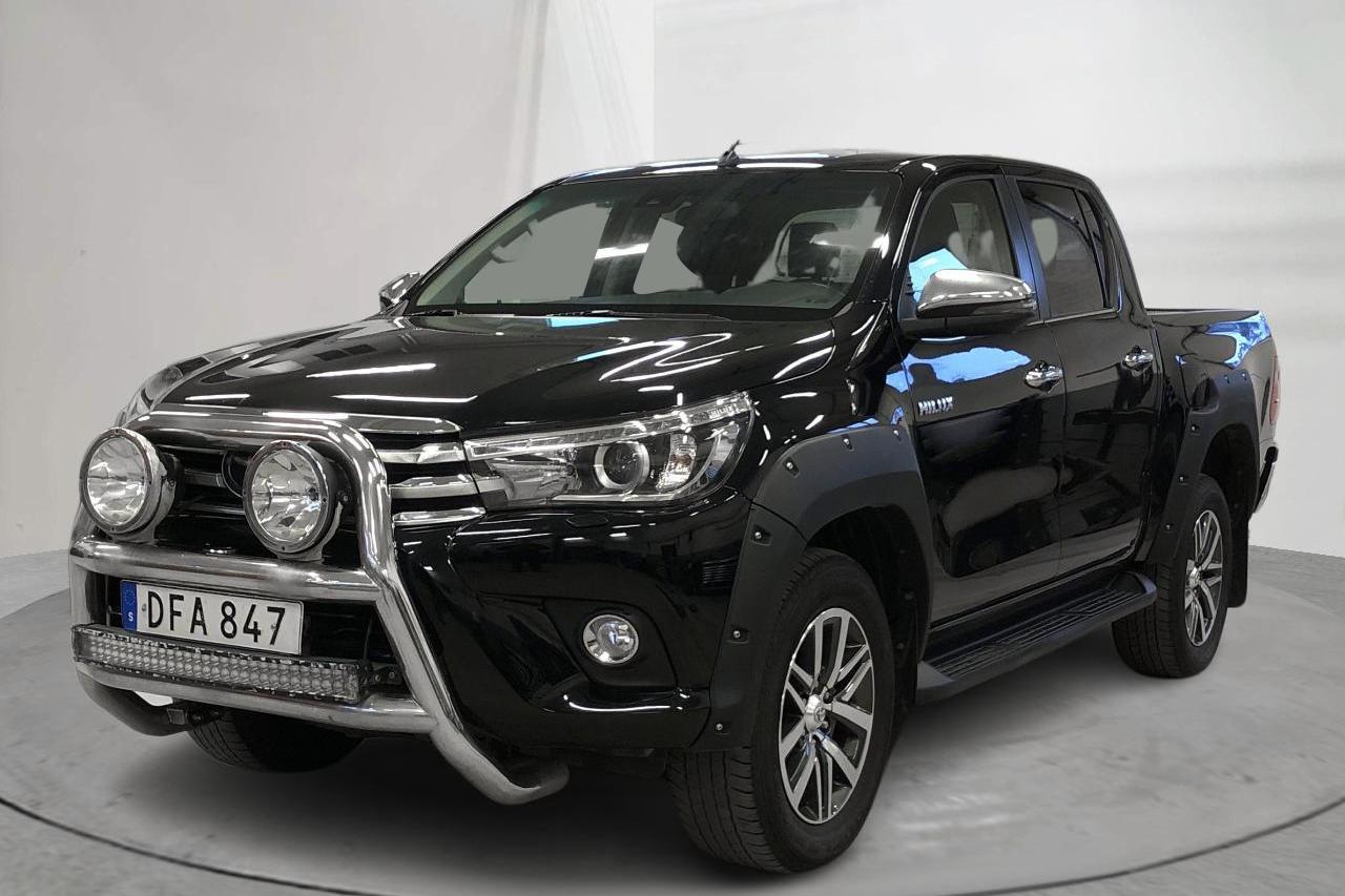 Toyota Hilux 2.4 D 4WD (150hk) - 201 190 km - Automaattinen - musta - 2018