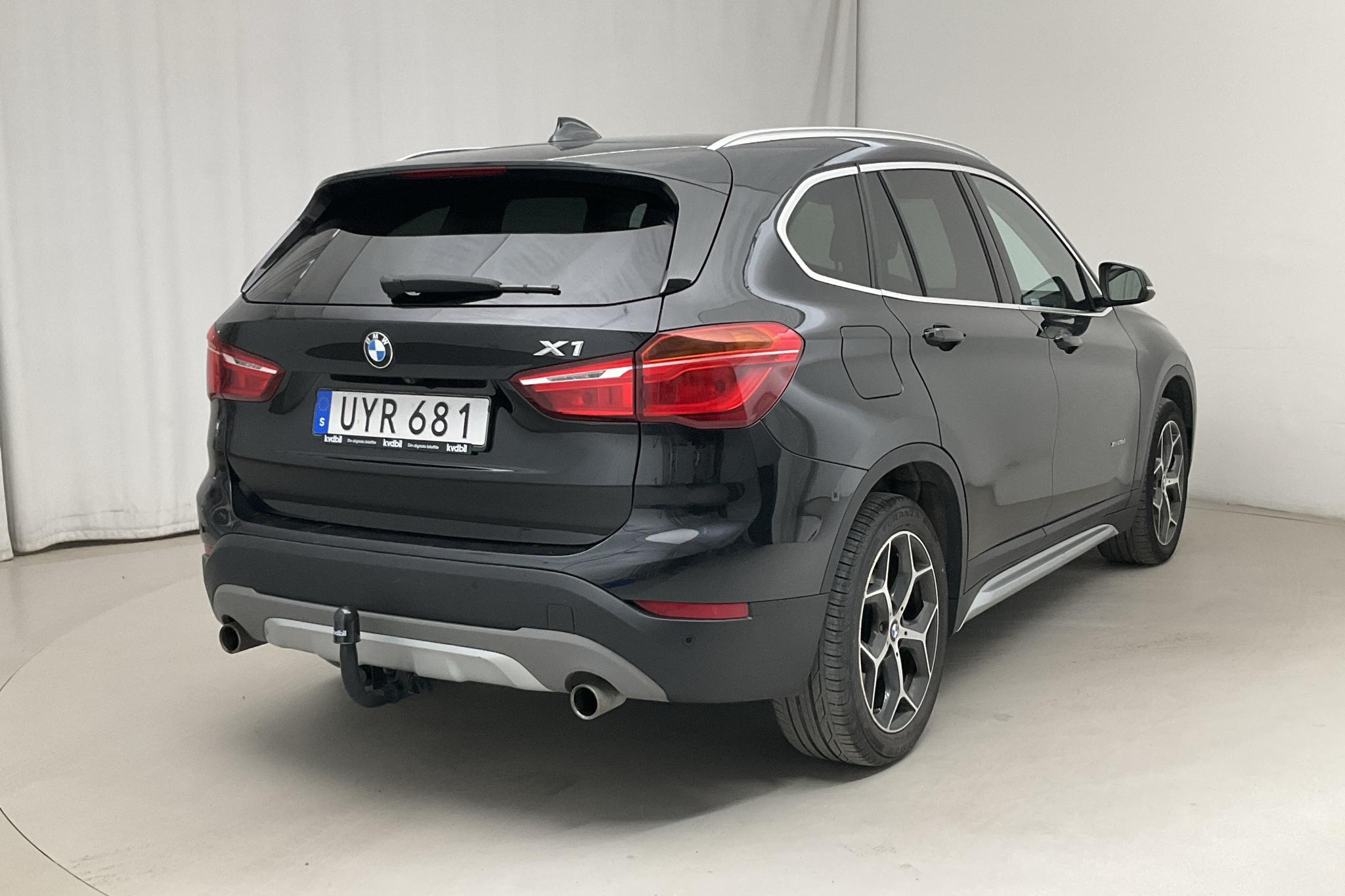 BMW X1 xDrive20d, F48 (190hk) - 96 740 km - Automaatne - must - 2018