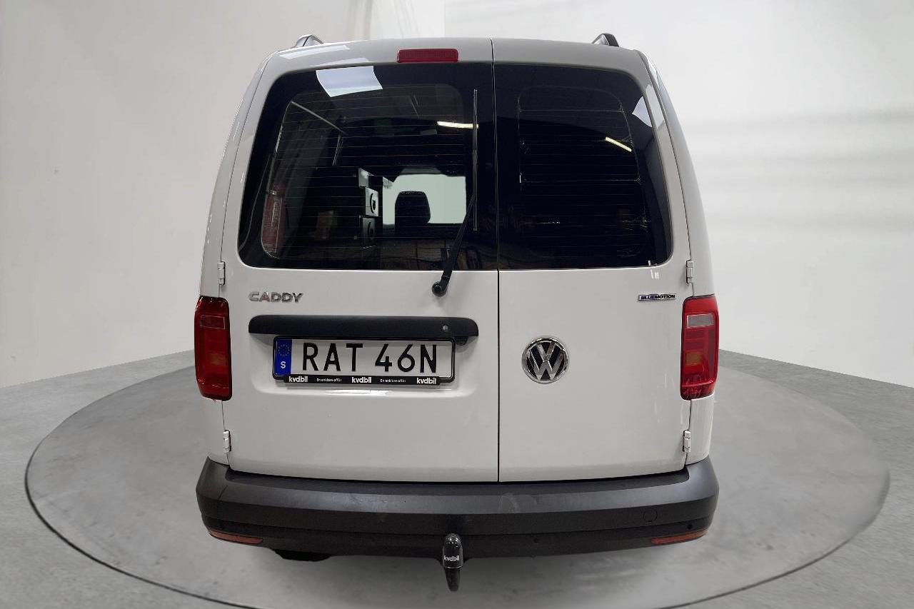VW Caddy 1.4 TGI Maxi Skåp (110hk) - 46 480 km - Automatic - white - 2019