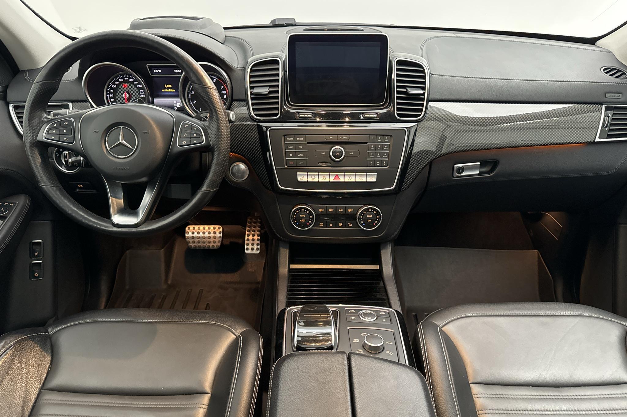 Mercedes GLE 500 4MATIC W166 (435hk) - 15 096 mil - Automat - silver - 2016