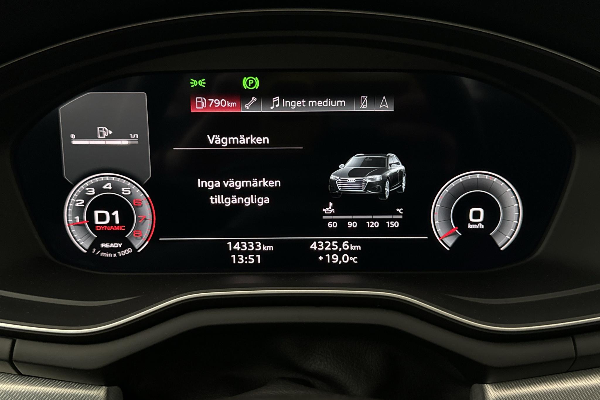 Audi A4 40 TFSI quattro (204hk) - 1 434 mil - Automat - svart - 2021