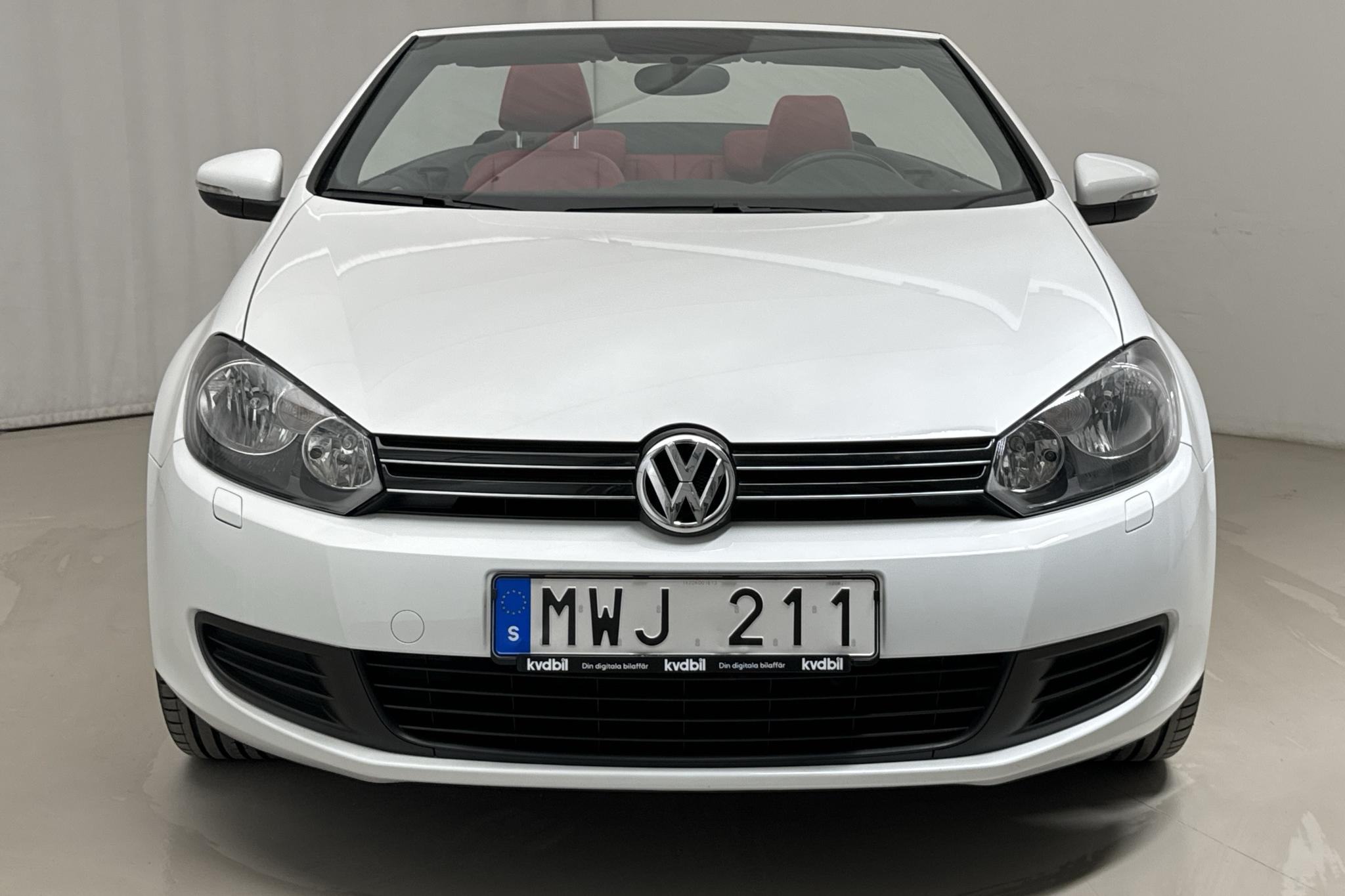 VW Golf VI 1.4 TSI Cabriolet (160hk) - 46 480 km - Manual - white - 2013