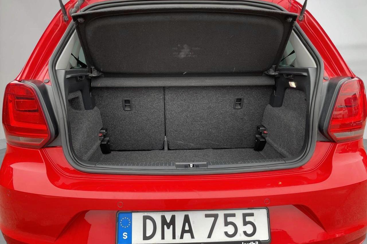VW Polo 1.2 TSI 5dr (90hk) - 146 200 km - Manuaalinen - punainen - 2015