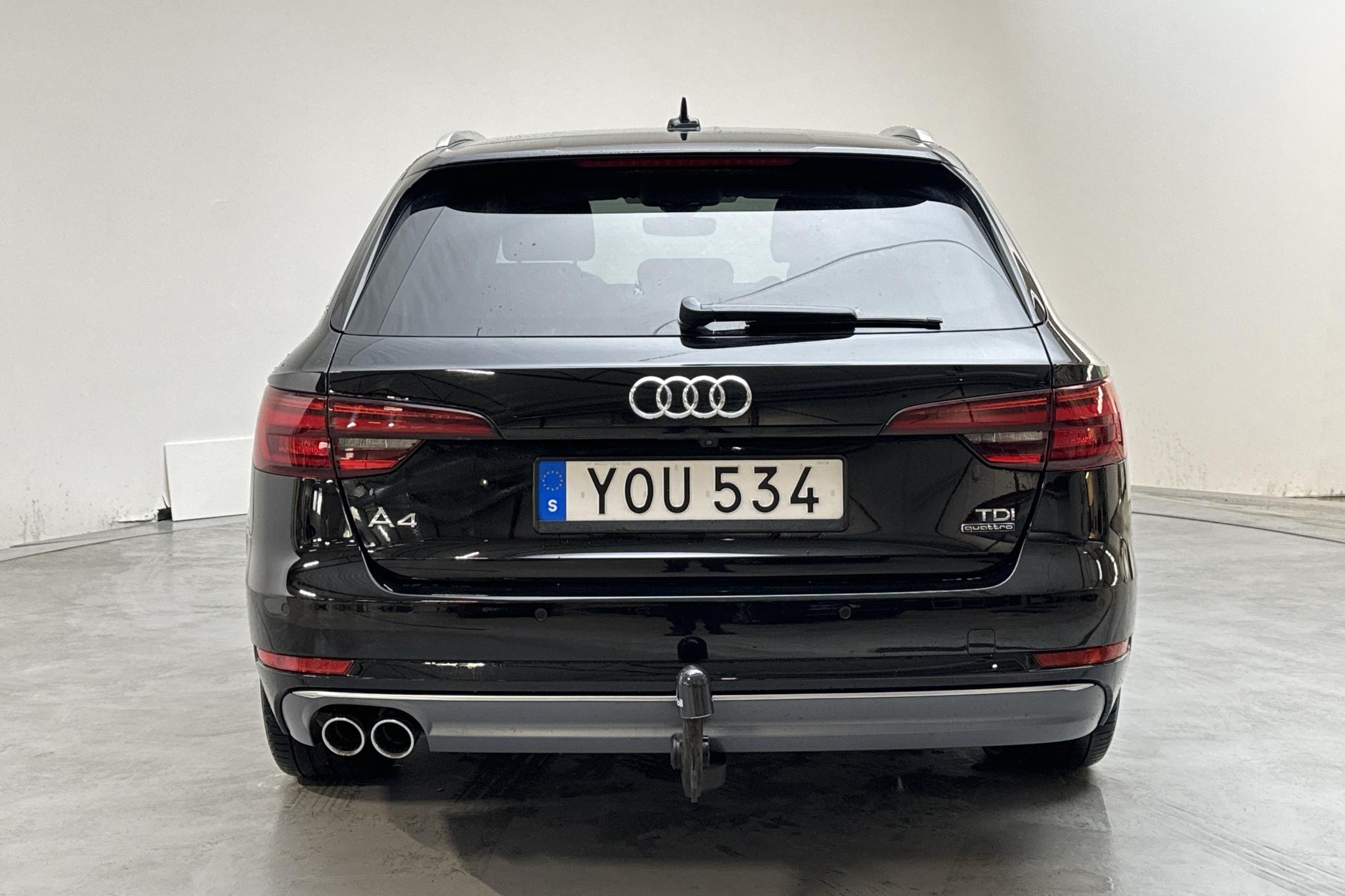 Audi A4 2.0 TDI Avant quattro (190hk) - 158 080 km - Automaattinen - musta - 2018