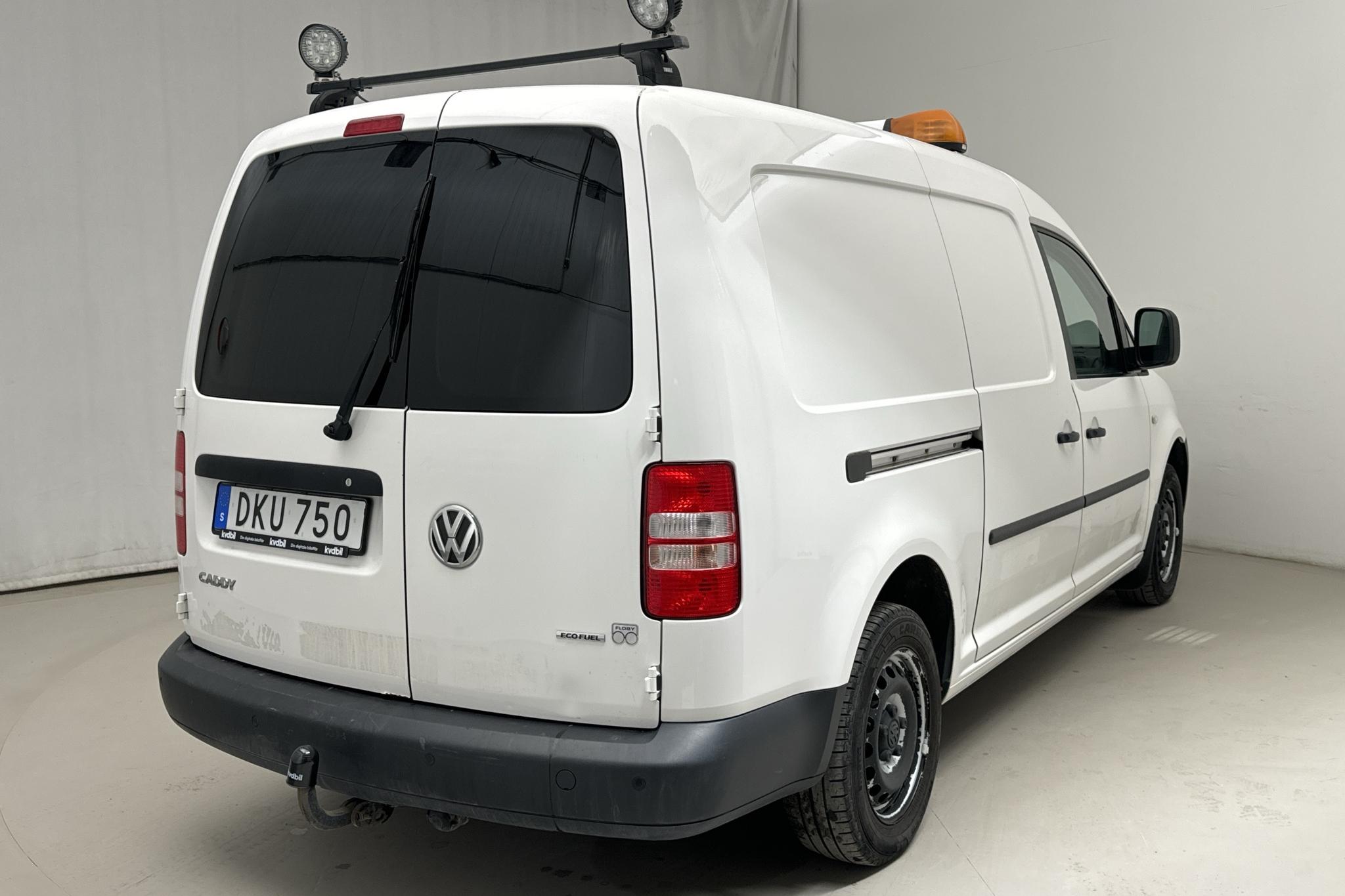 VW Caddy 2.0 Ecofuel Maxi Skåp (109hk) - 5 440 mil - Manuell - vit - 2015